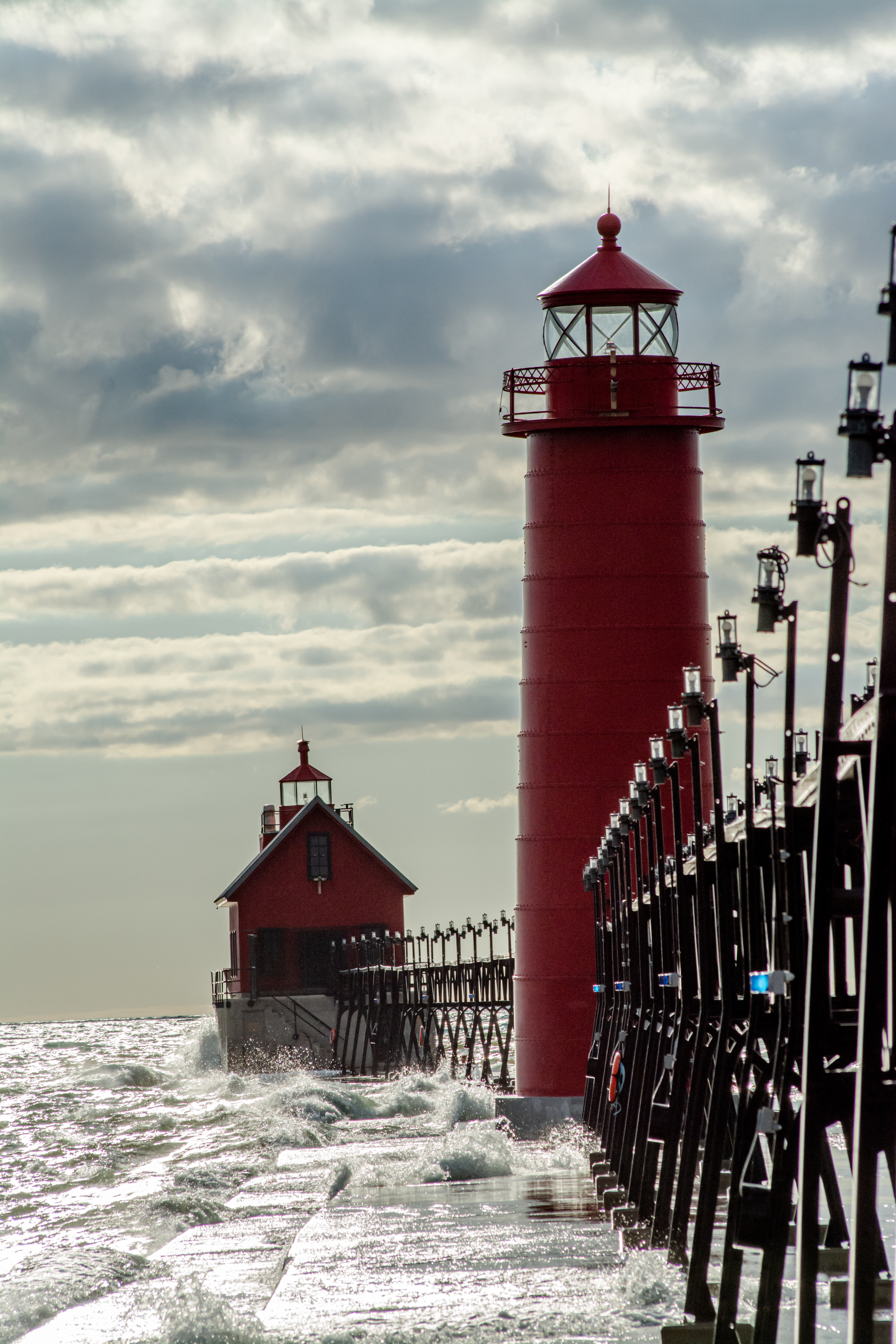Grand Haven South Lighthouse, Grand Haven, MI USA