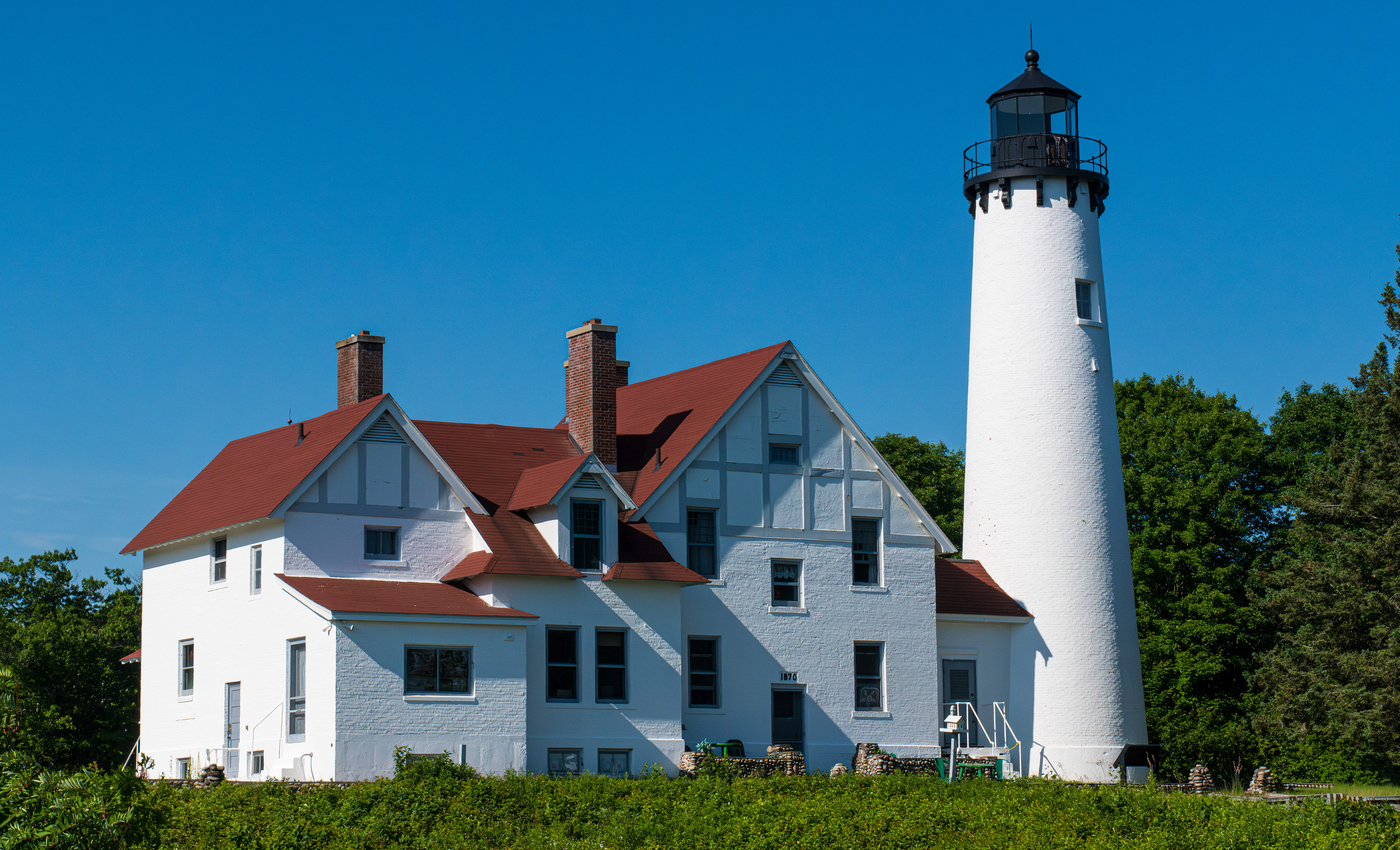 Point Iroquois Lighthouse, Brimley, MI USA