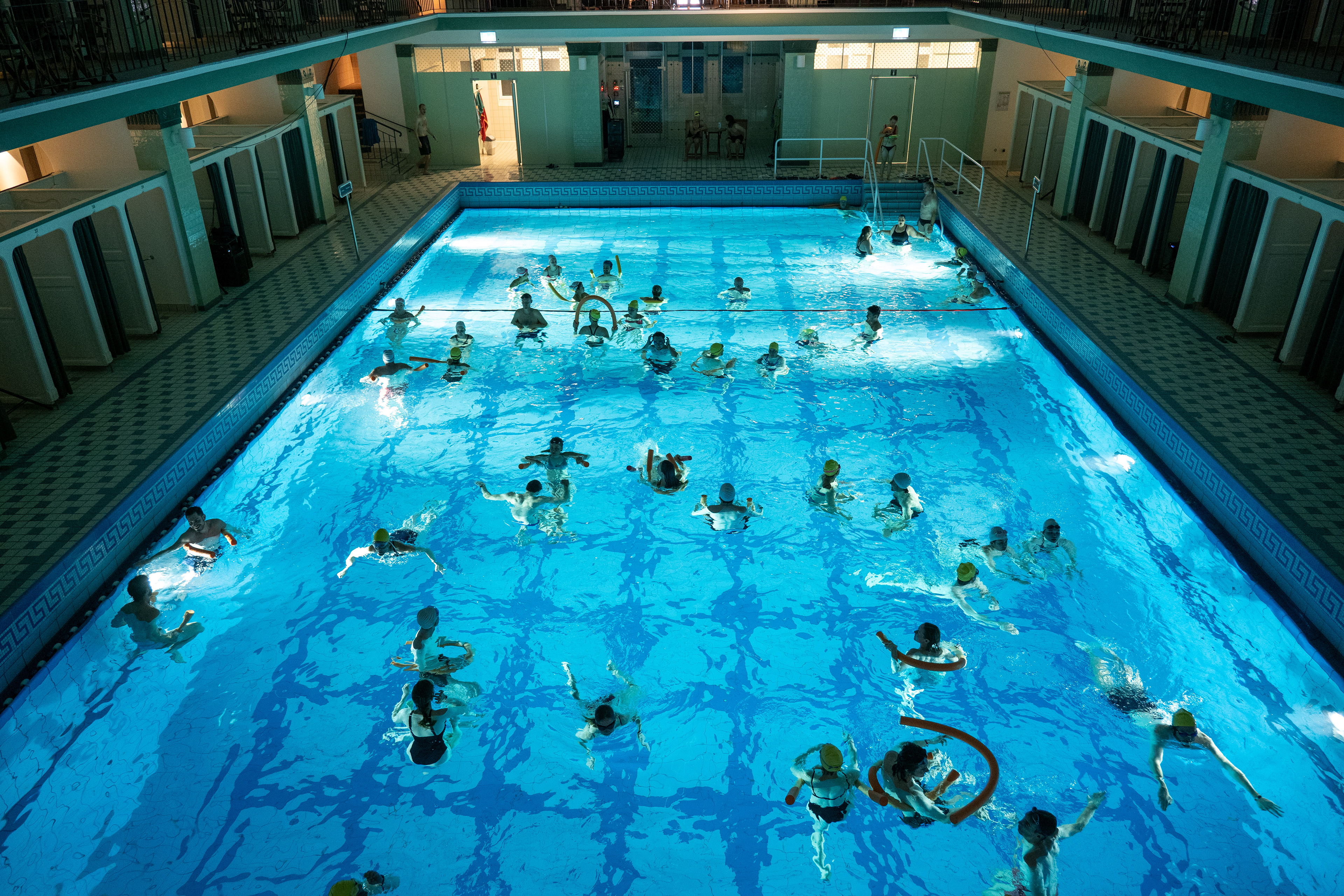 Münstertherme Düsseldorf, Projekt Wellenbad Nov 2023 Foto: Alexander Borowski