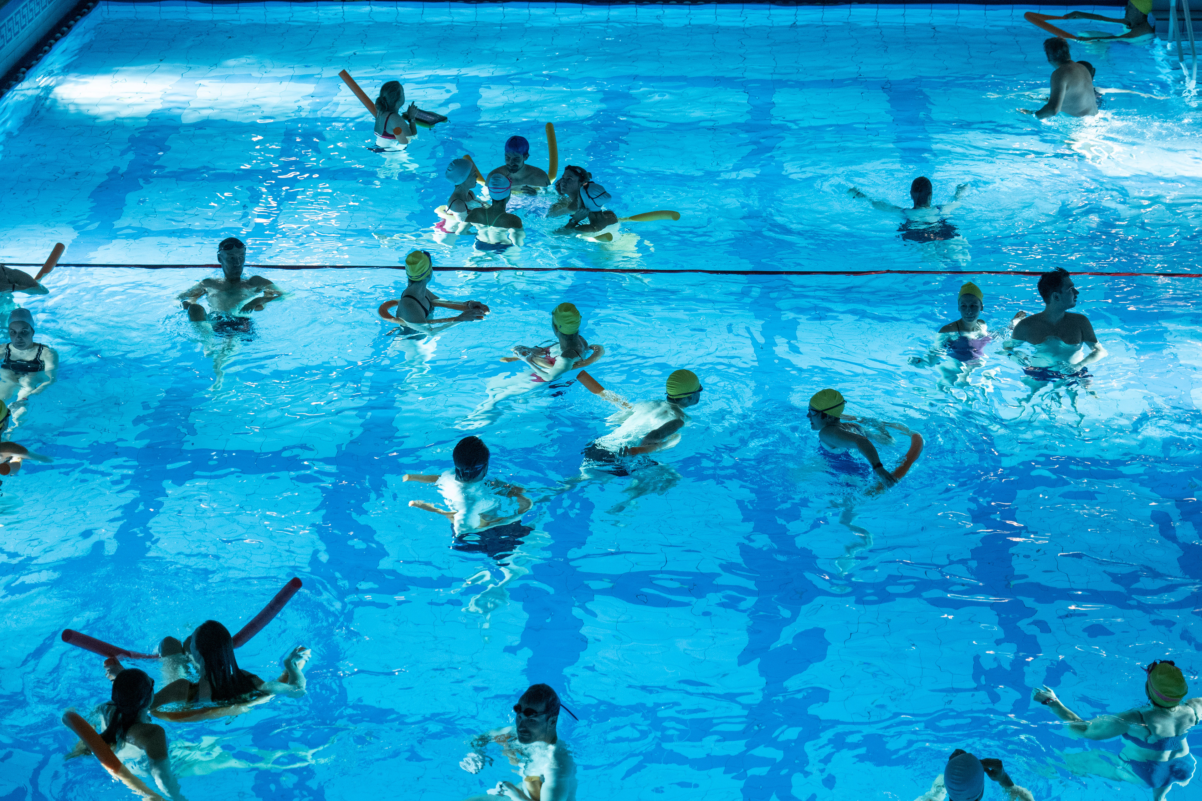 Münstertherme Düsseldorf, Projekt Wellenbad Nov 2023 Foto: Alexander Borowski
