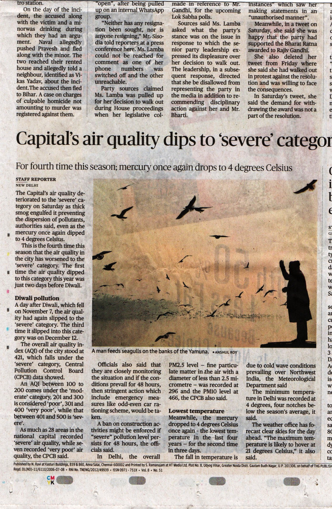 National edition of The Hindu (20 Dec 2018)