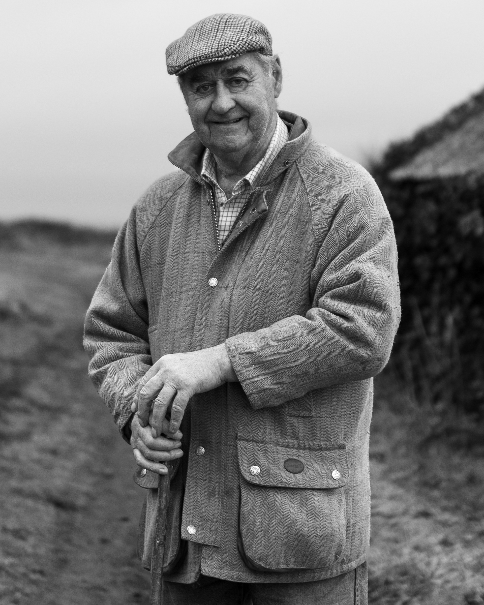 Alan Needhan, Cornish local out for a walk, Porthoustock, Cornwall, UK 25/01/2023 © Simon Shea