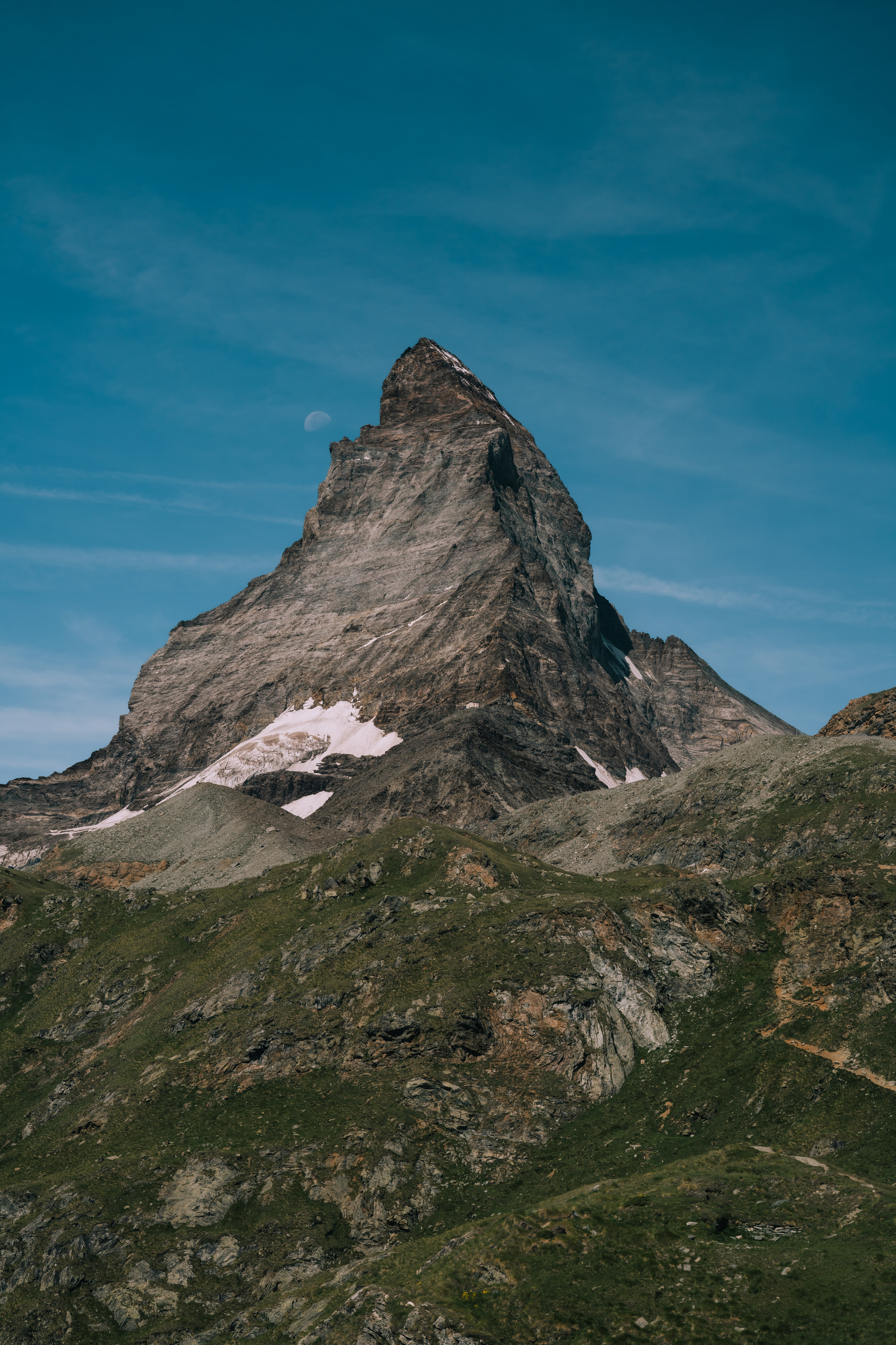 Matterhorn with Moon