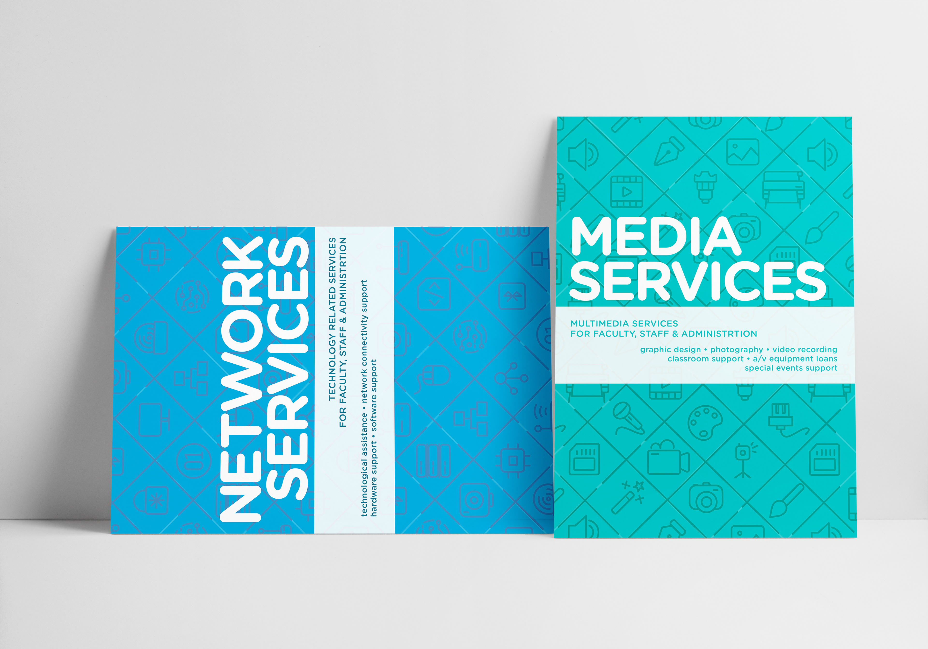 Miami Dade College Room Posters. Made in Illustrator / mocked up in Photoshop
