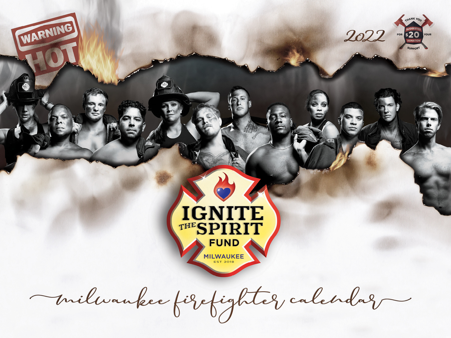 2022 Ignite the Spirit - Milwaukee Firefighter Calendar