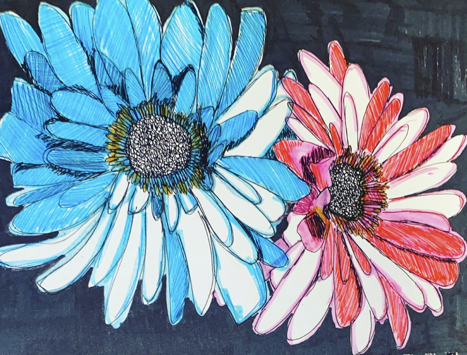 untouched flowers