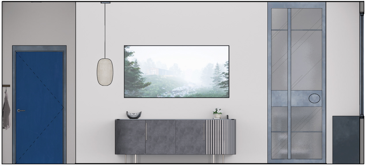 south bedroom elevation