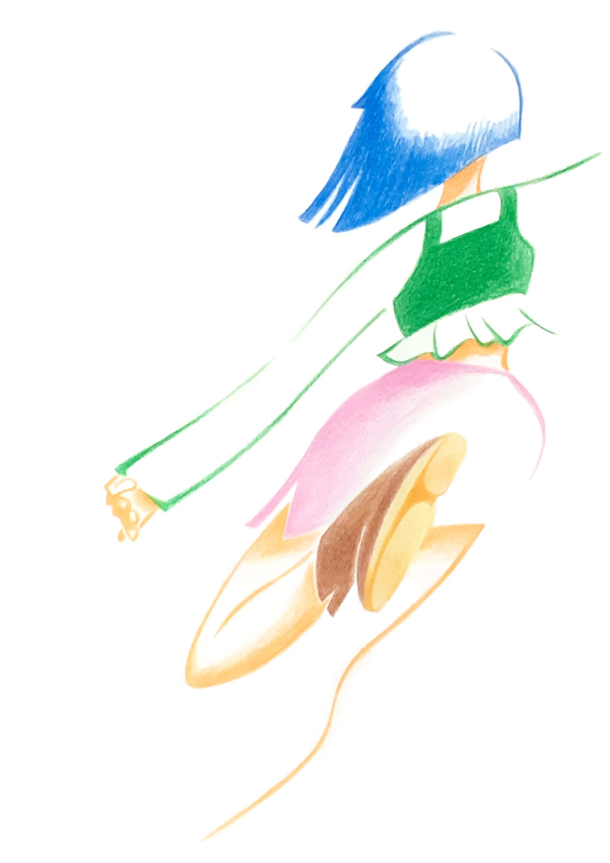 「駆け出す」B5サイズ