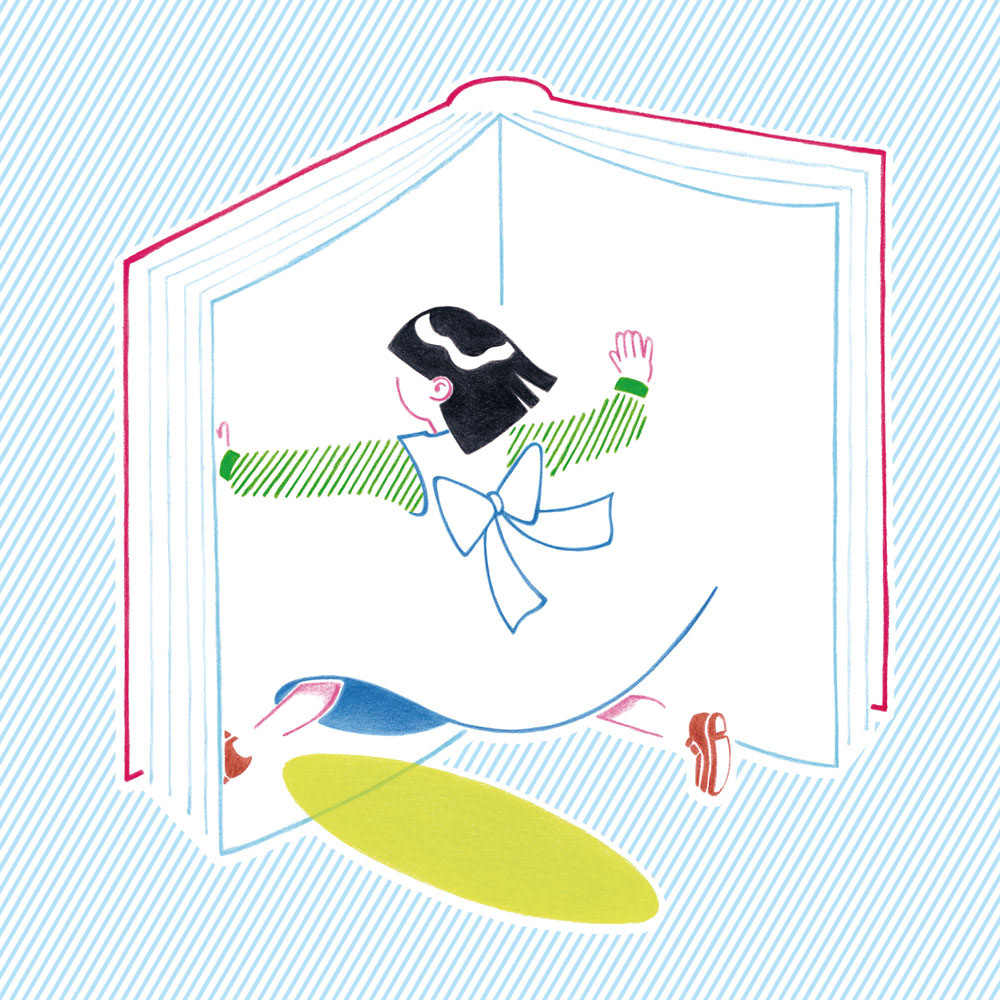 「読書週間の標語が素敵だったの絵」