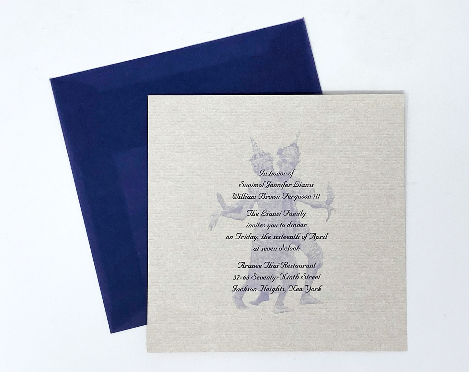 WEDDING DINNER INVITATION