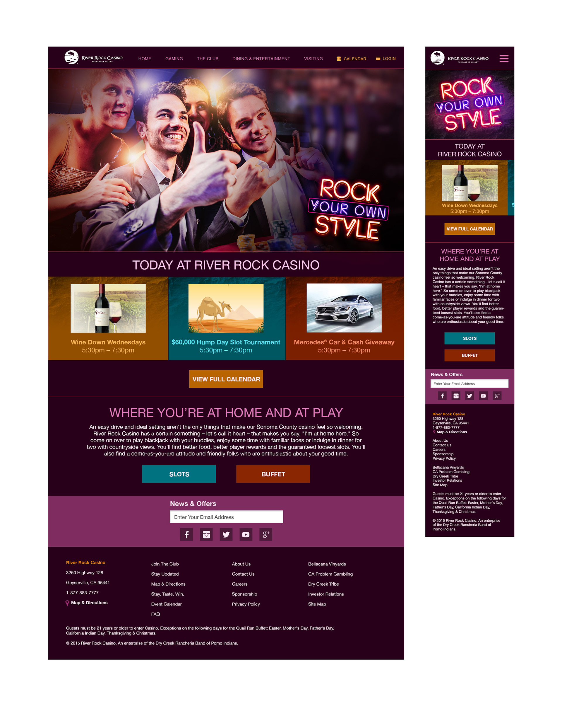 River Rock Website