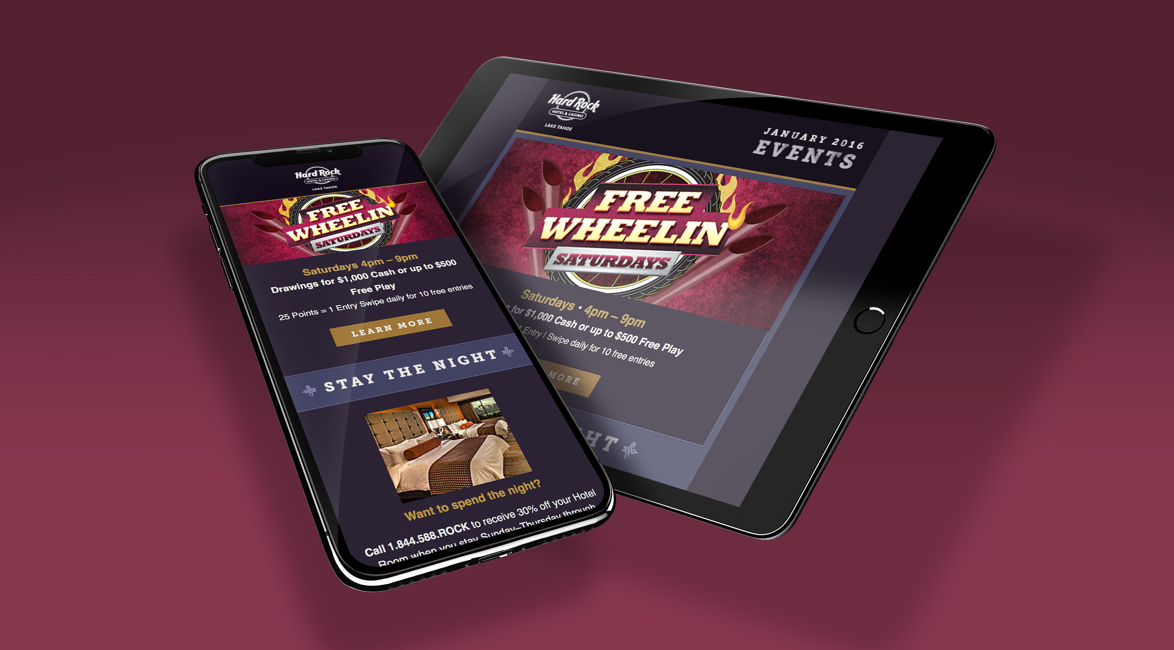 Hard Rock Hotel & Casino Responsive Email
