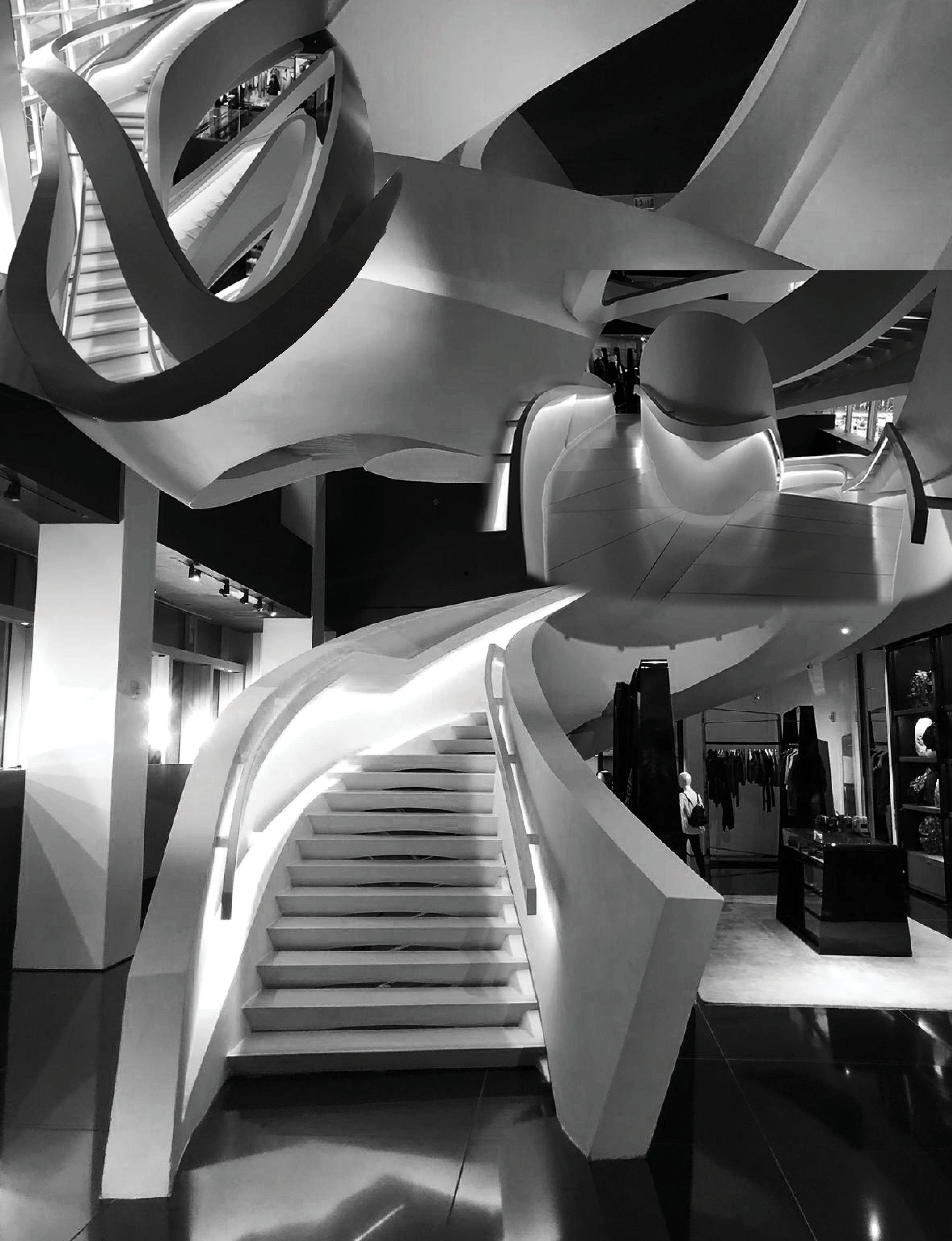 Hamees Gabr - Armani stair