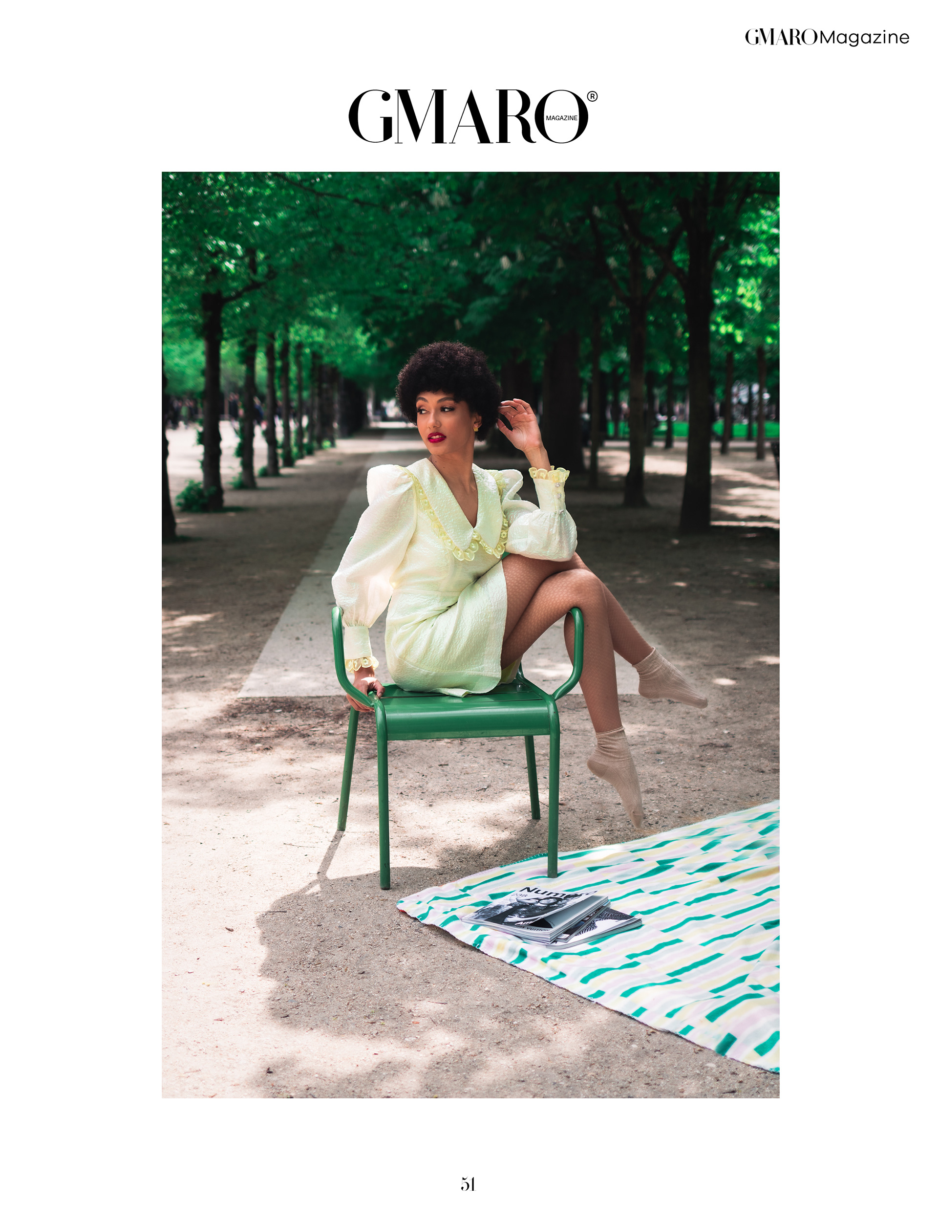 Publication magazine GMARO Grazou Shoot  La Creme de la creme