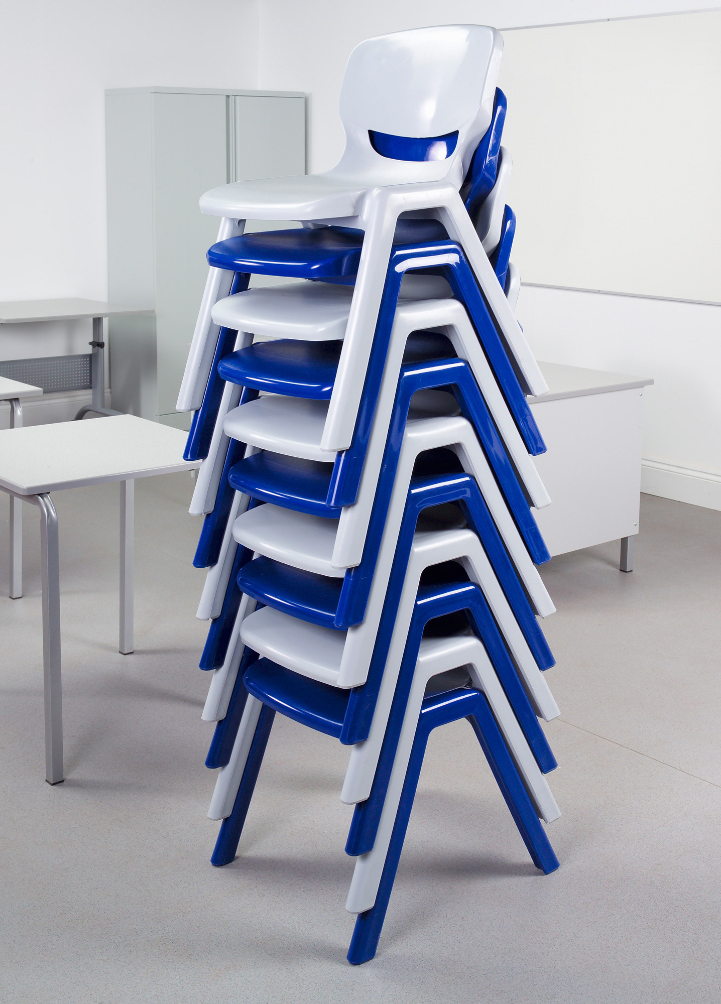 Studio photograph of group of chairs
