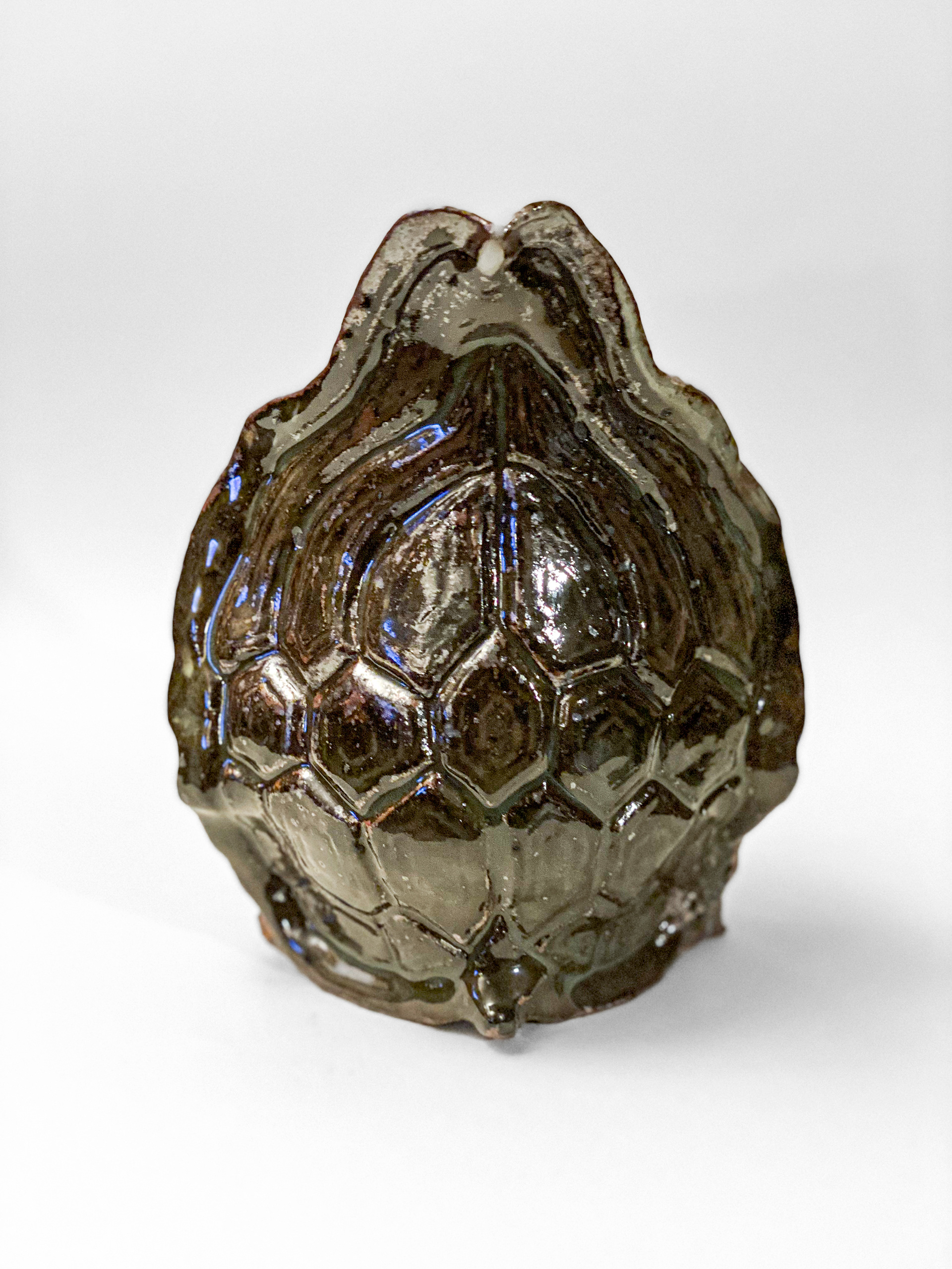 Turtle Shell on Tree Stump_Ceramic