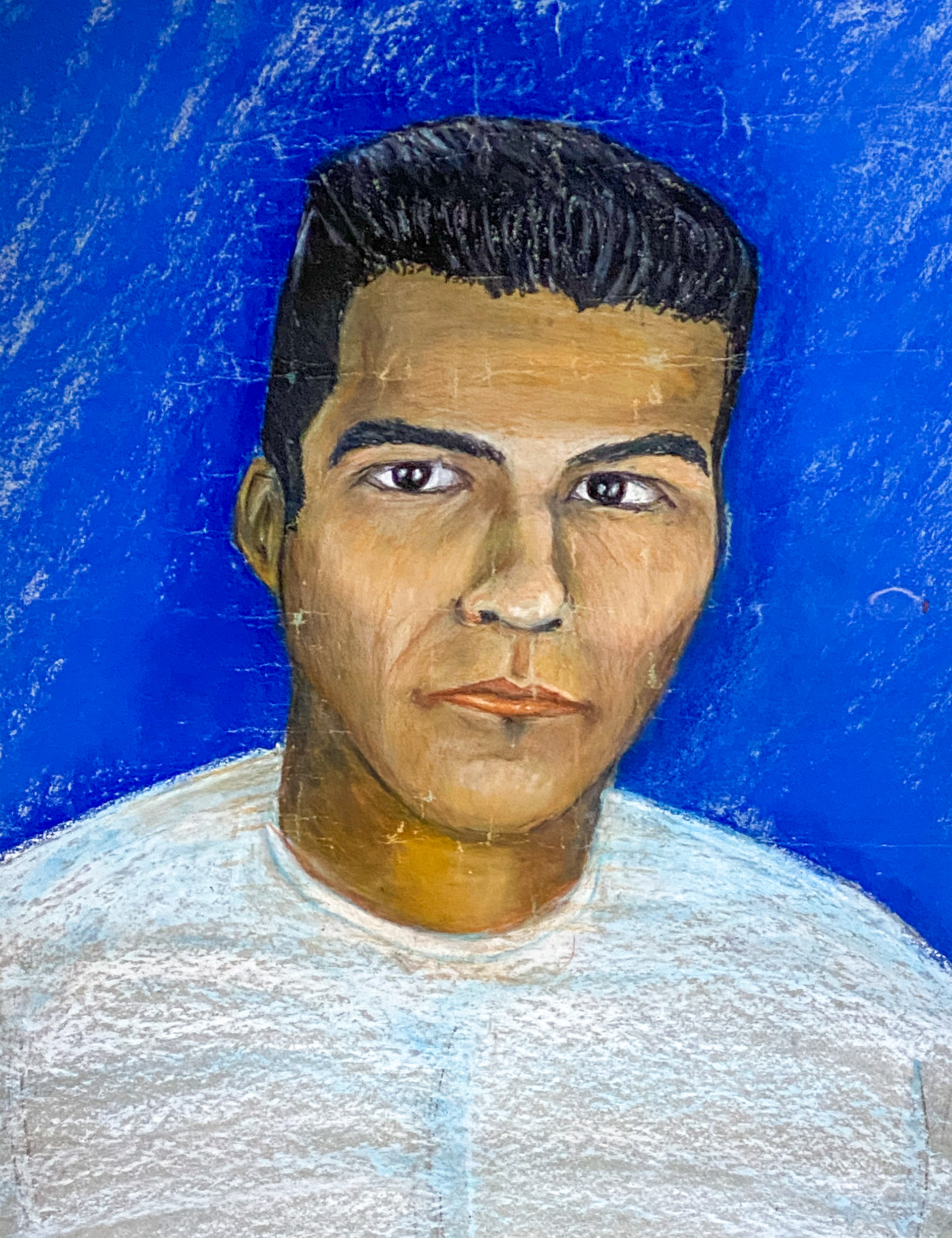 Oil pastels on Canson grey paper 18x20