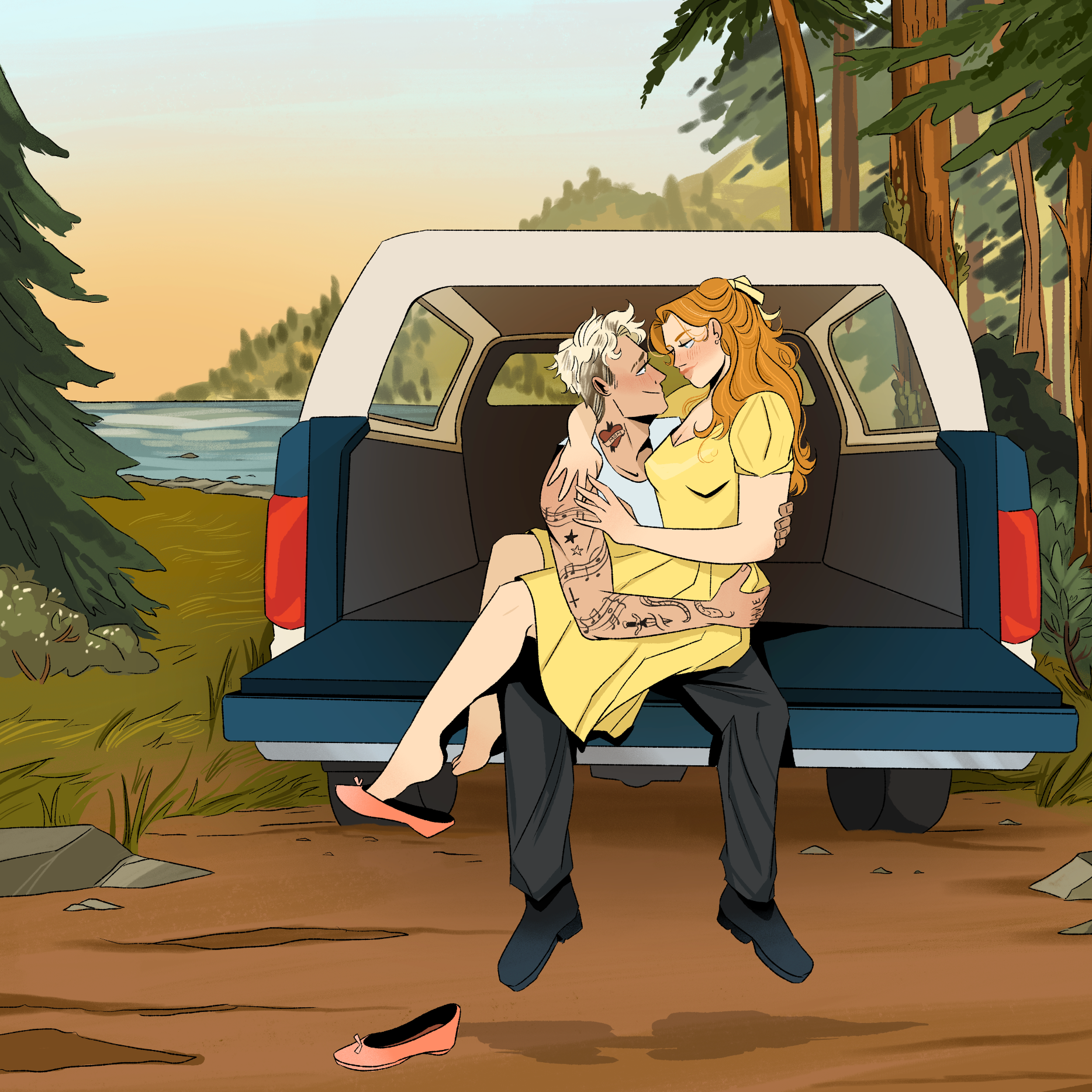 Character Art for Windswept by Emily Larson
