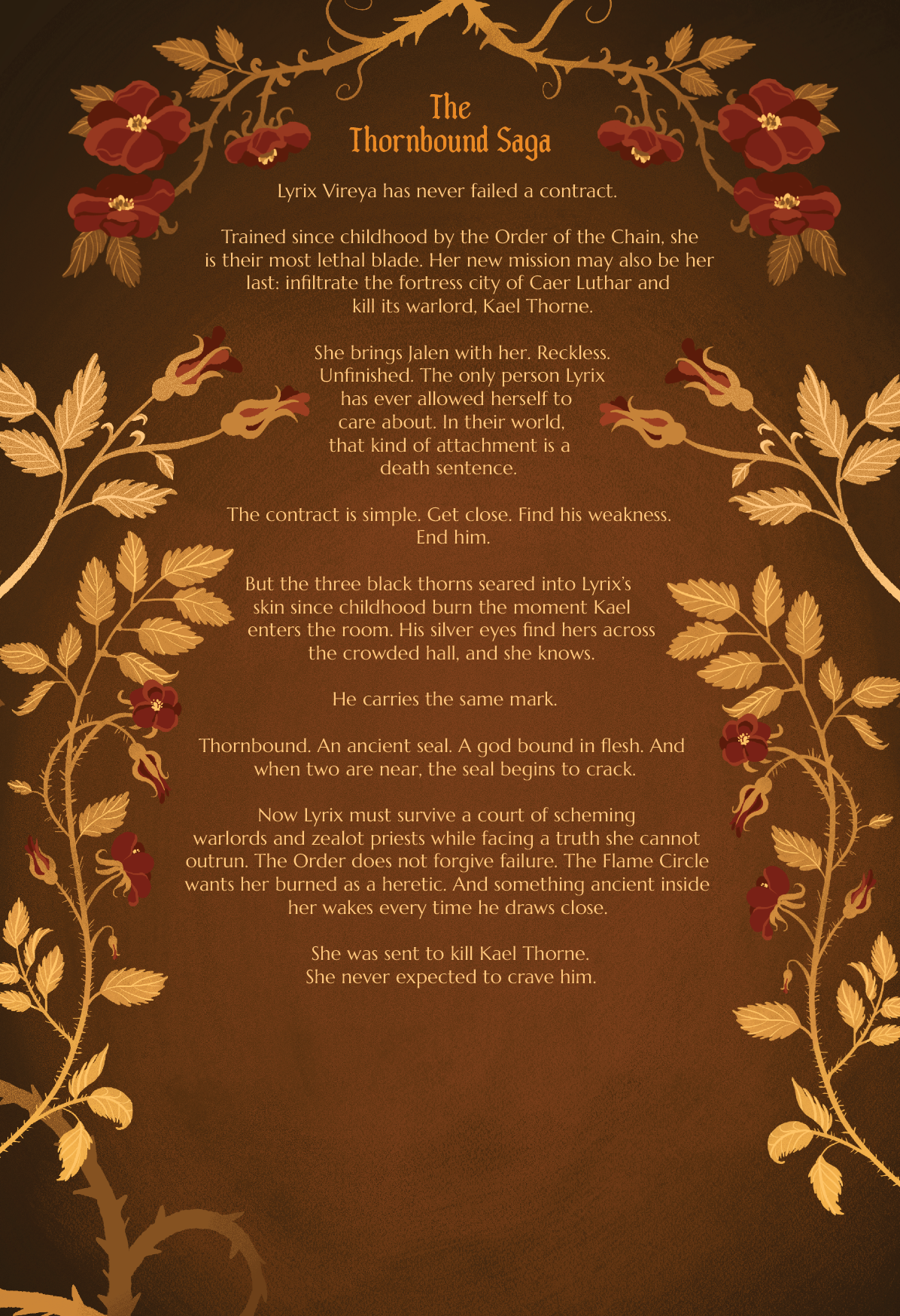 Cover Design and Illustration for M.R. Thorne