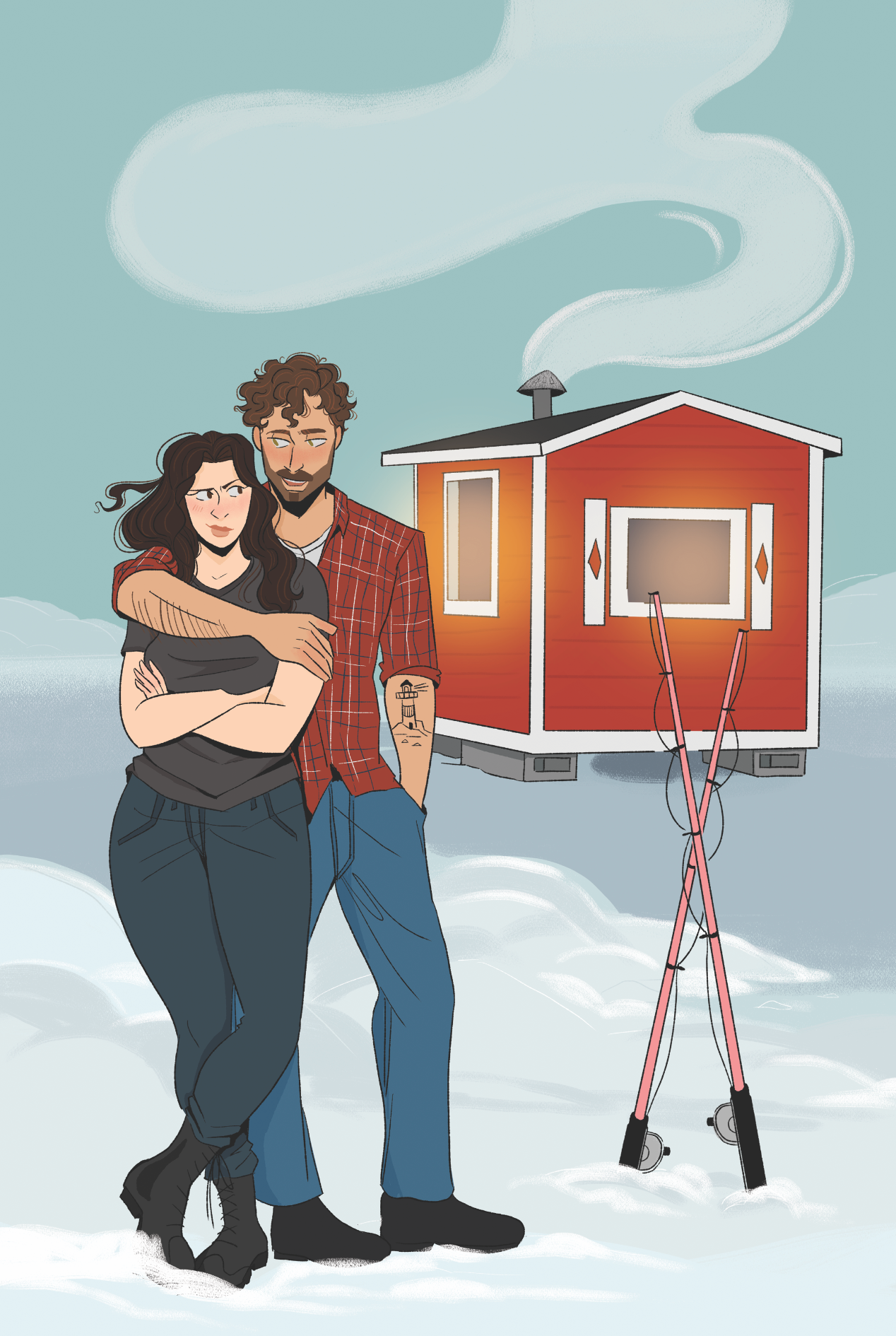 Character Art for Frostbitten by Emily Larson