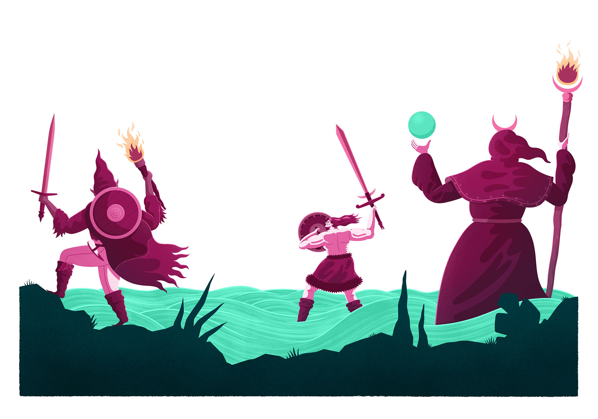 Jacob Stead illustration drawing art editorial magazine Bristol DnD D&D dungeons and dragons fantasy rpg warhammer