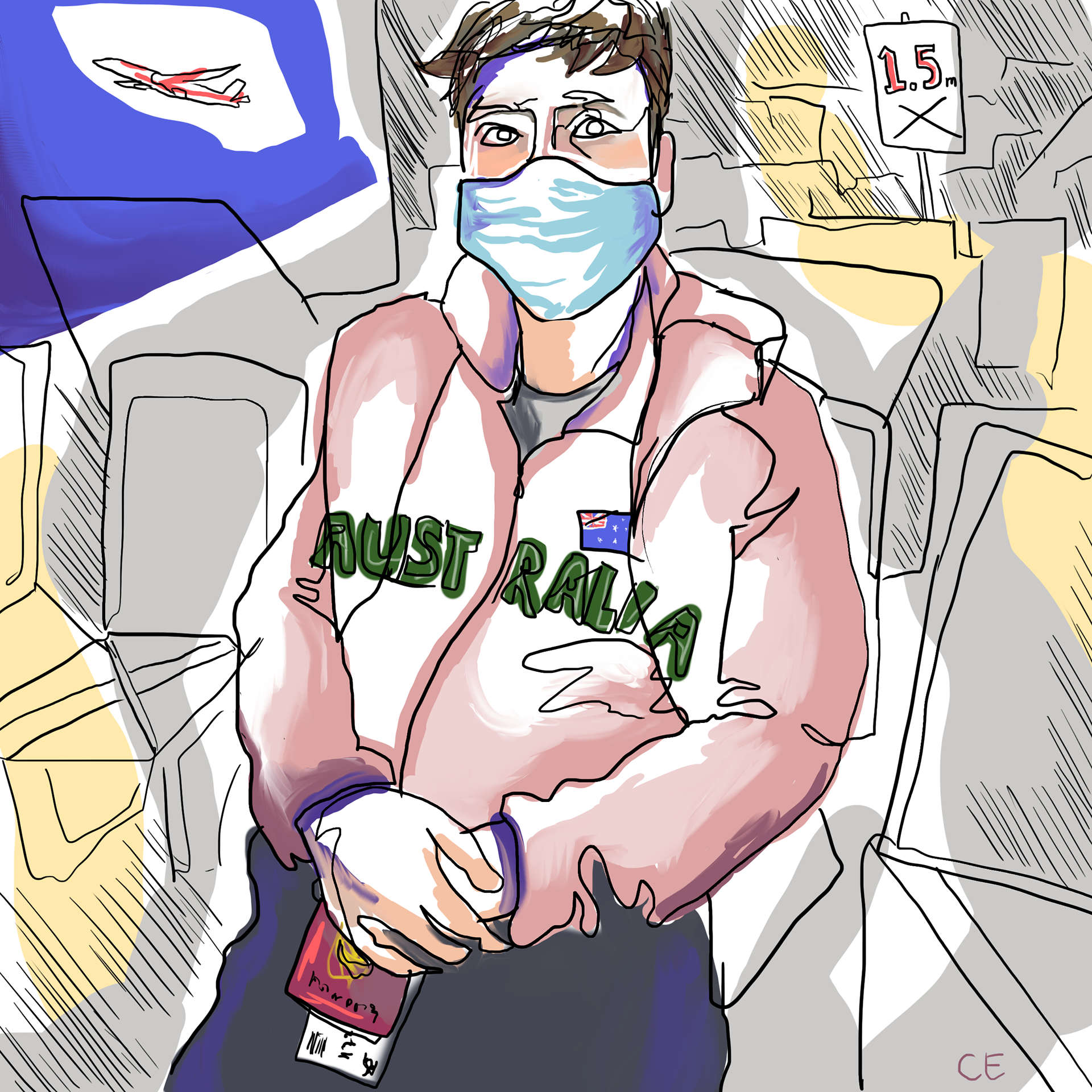 Lucas i [short story accompaniment], (2022), digital painting