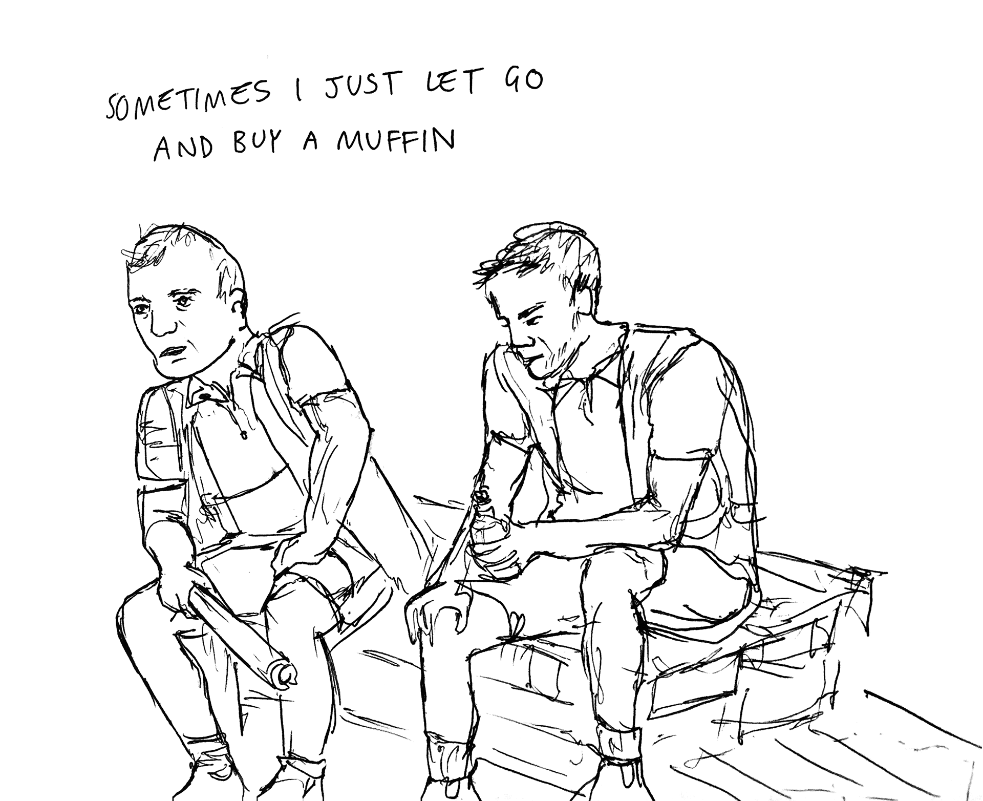 'Muffin', overheard 2018, print avail in any size - $15-$50