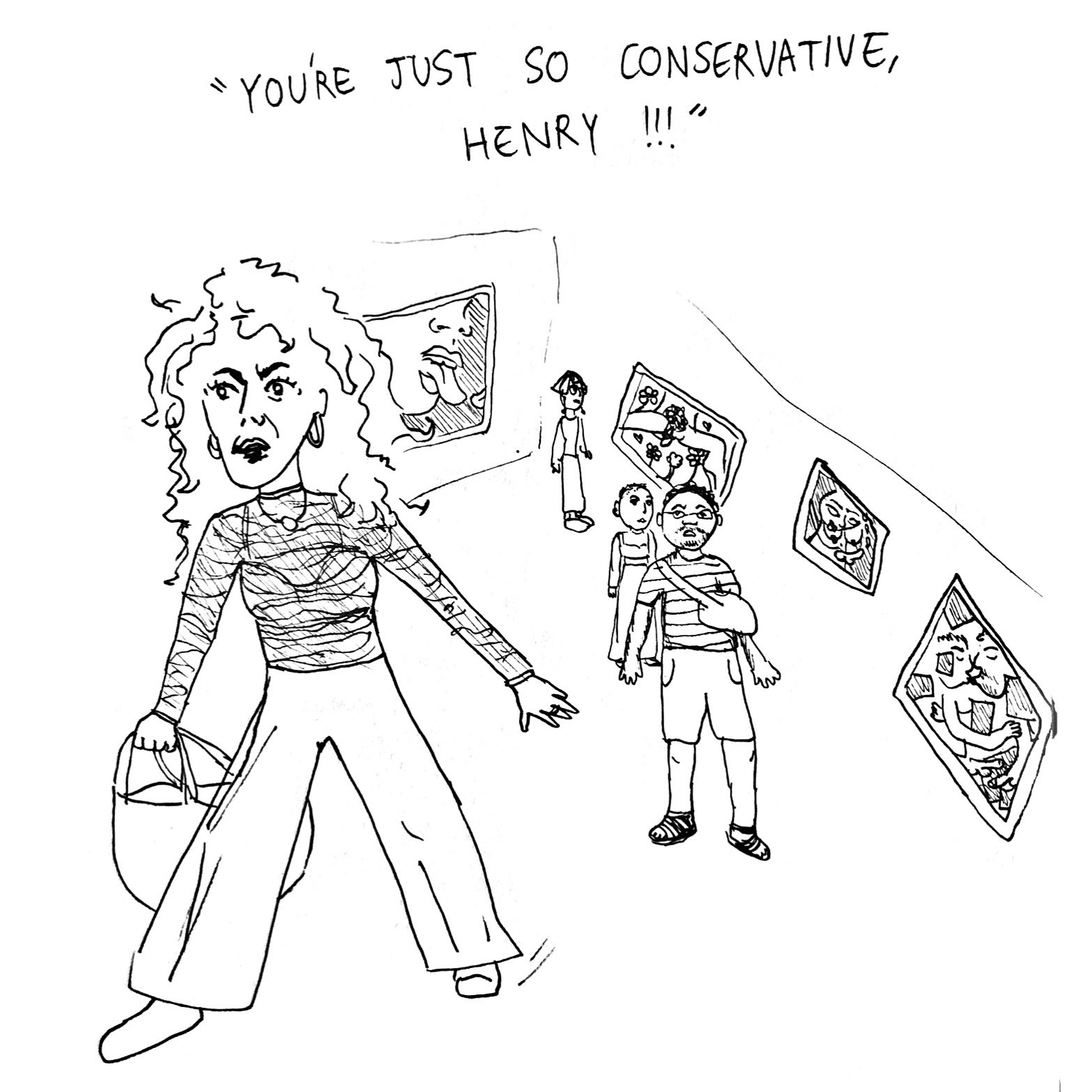 Henry (2020), pen on paper, 6 x 8"