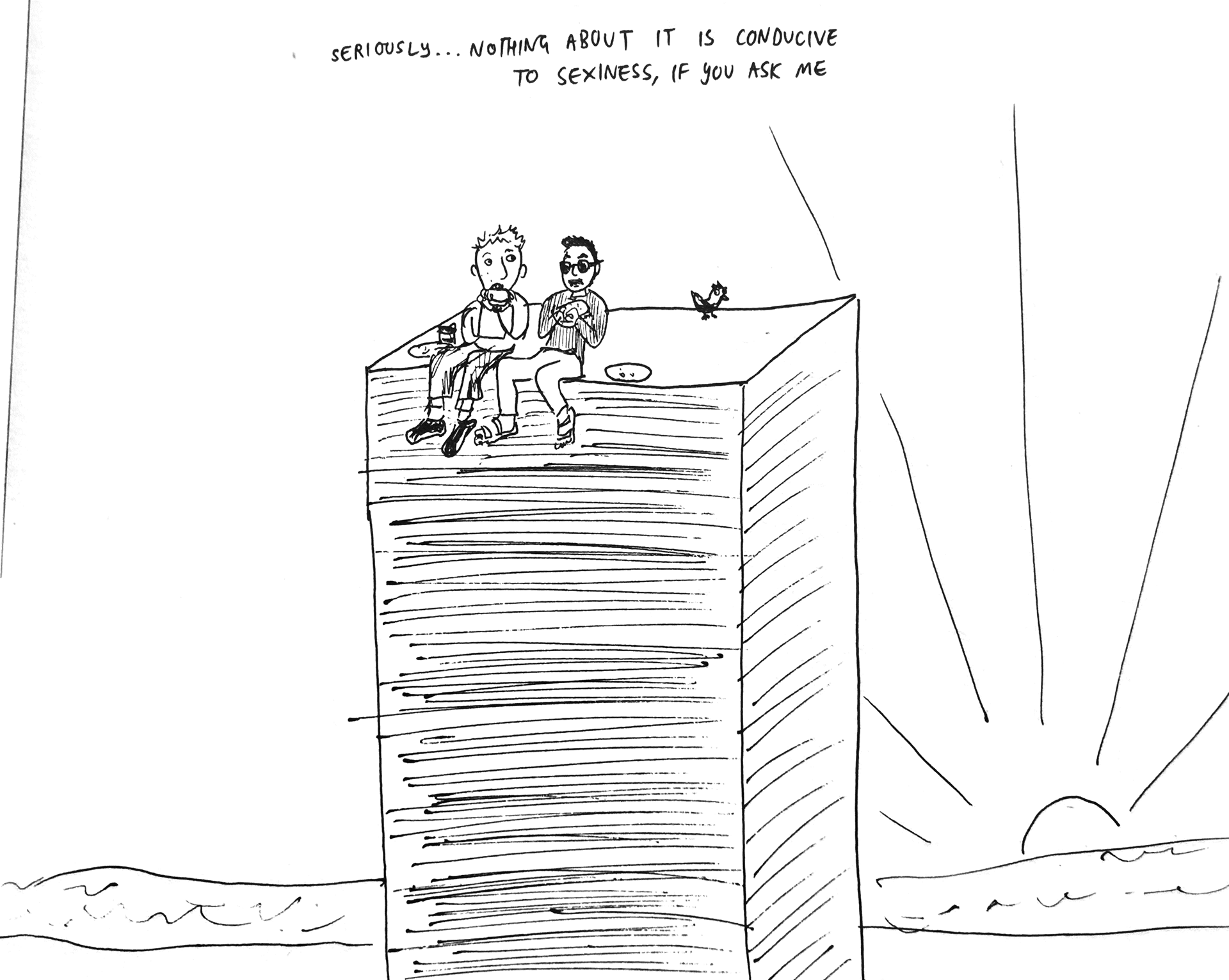 If you ask me (2020), pen on paper