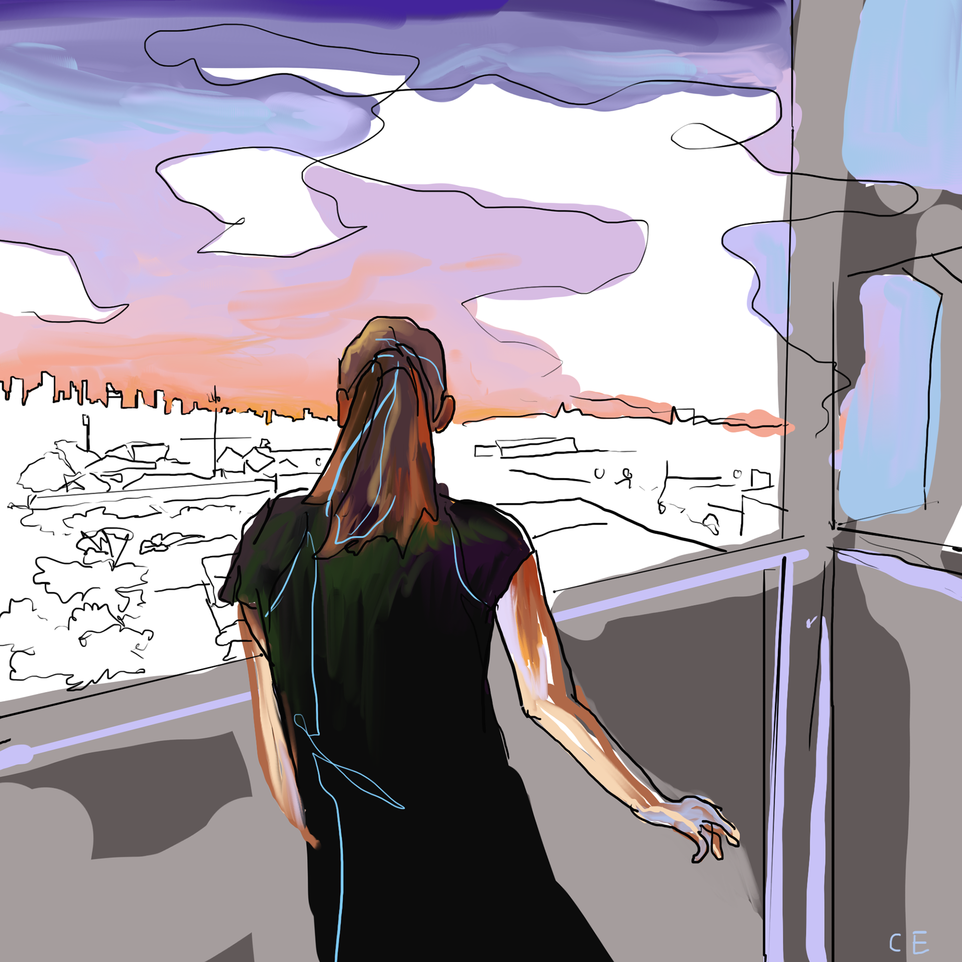 Lucas ii [short story accompaniment], (2022), digital painting