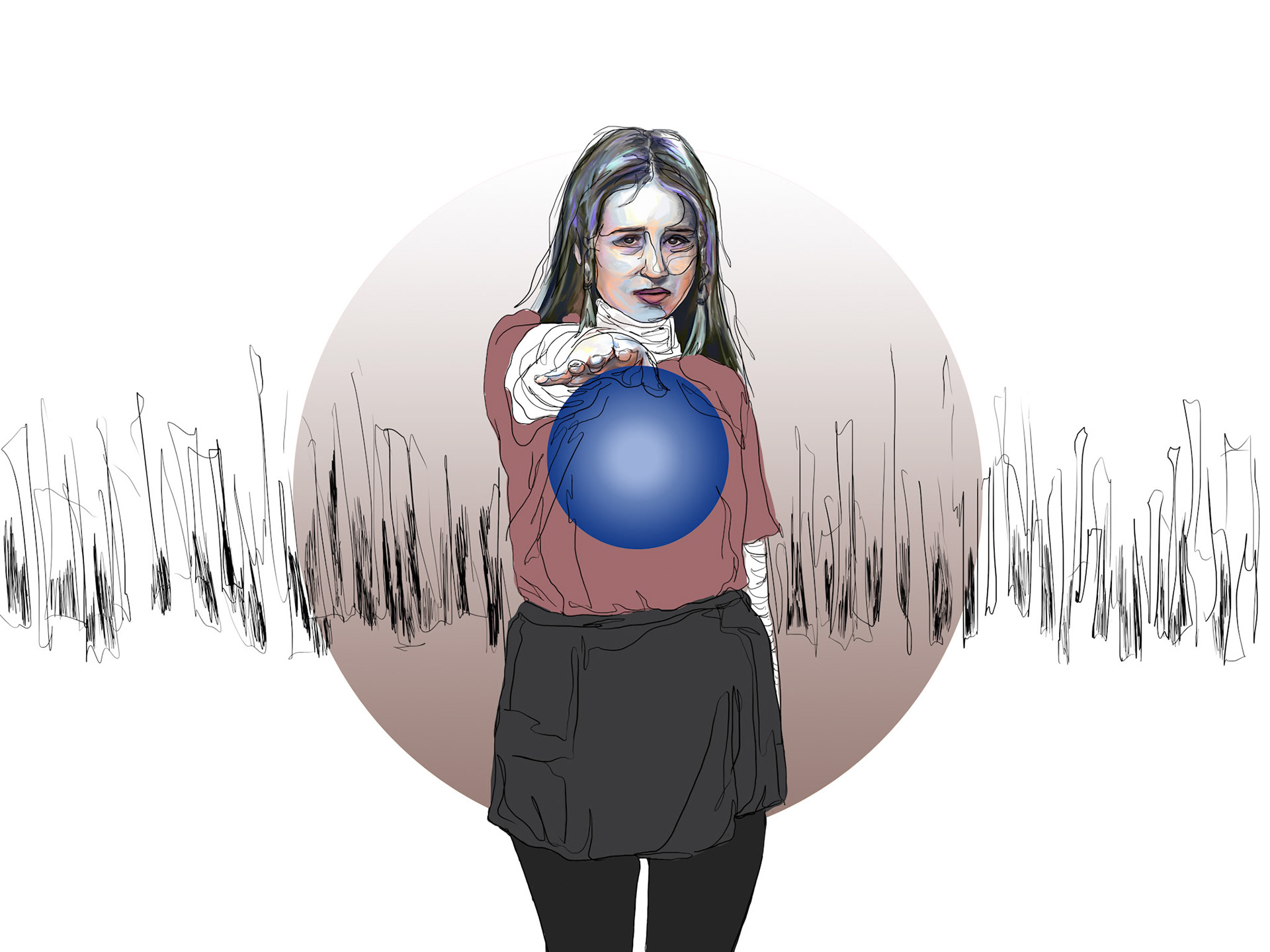 Puncture alternative (2022), digital illustration