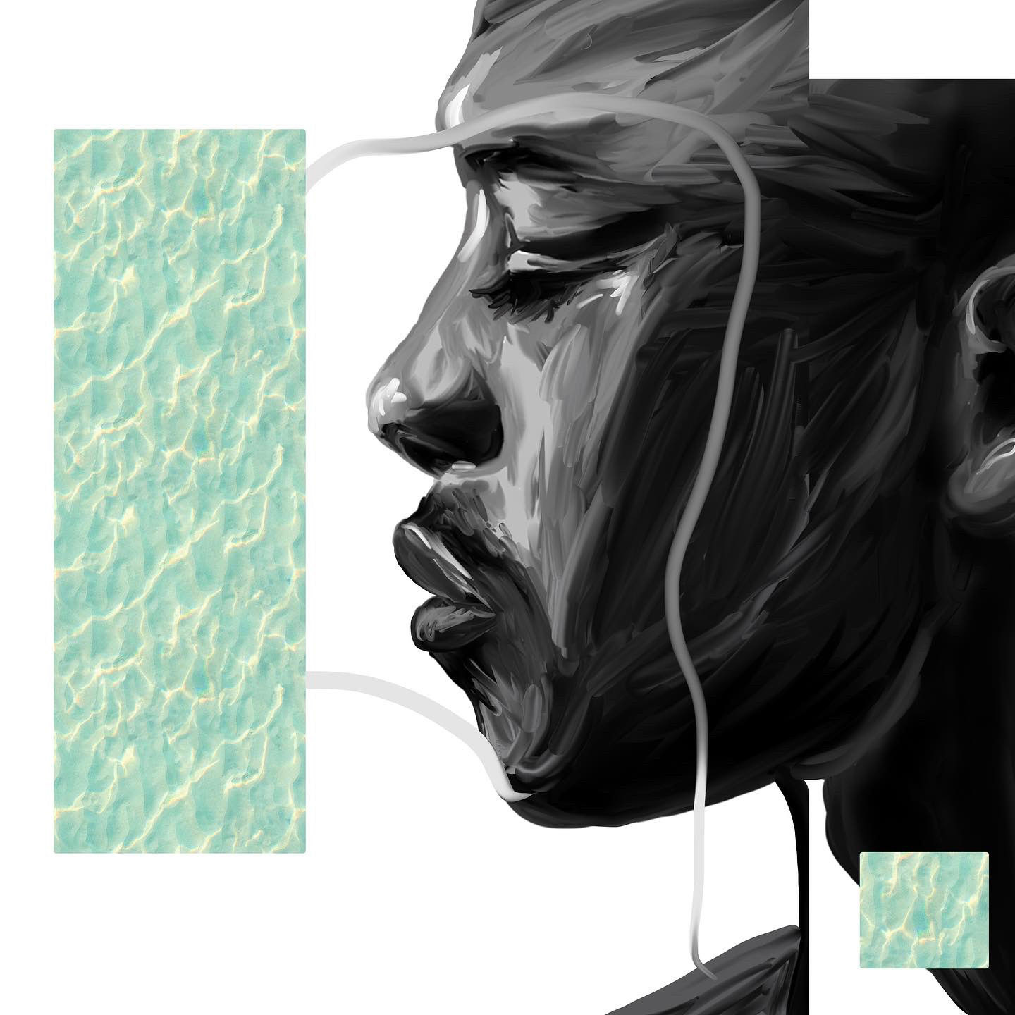 breathing it (2021), digital painting