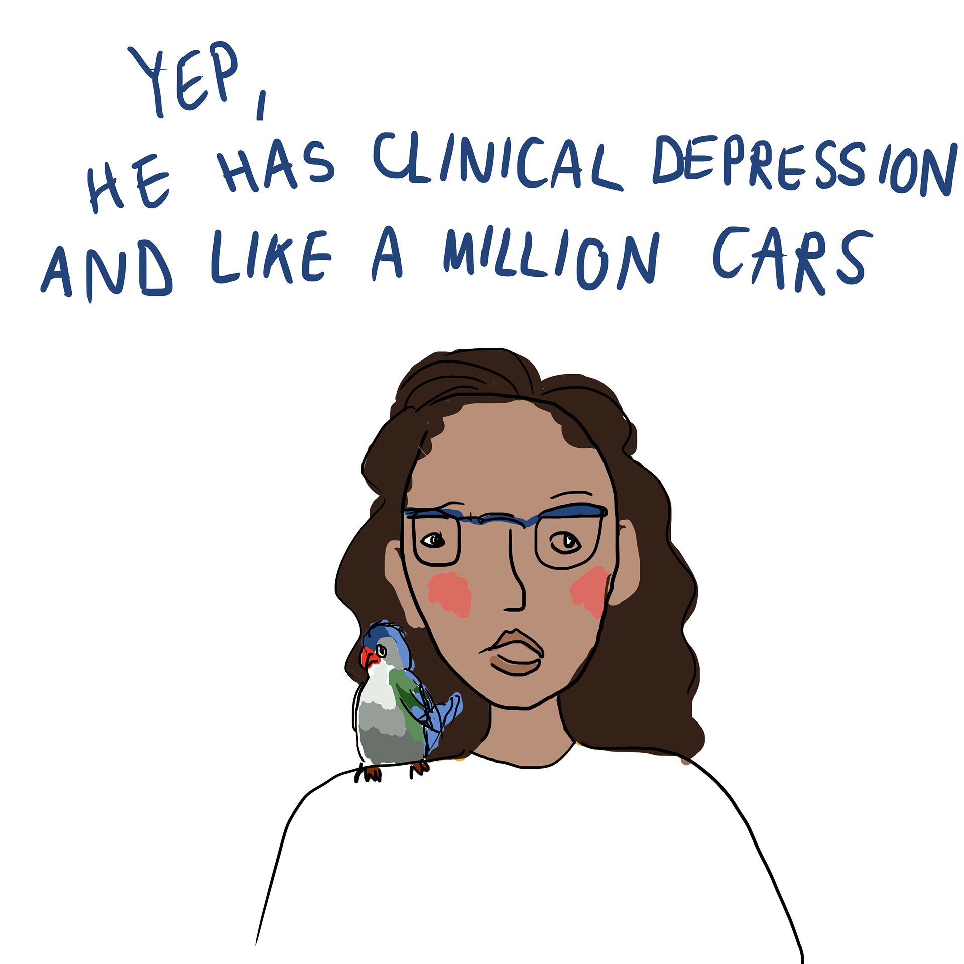 Clinical depression (2019), digital illustration