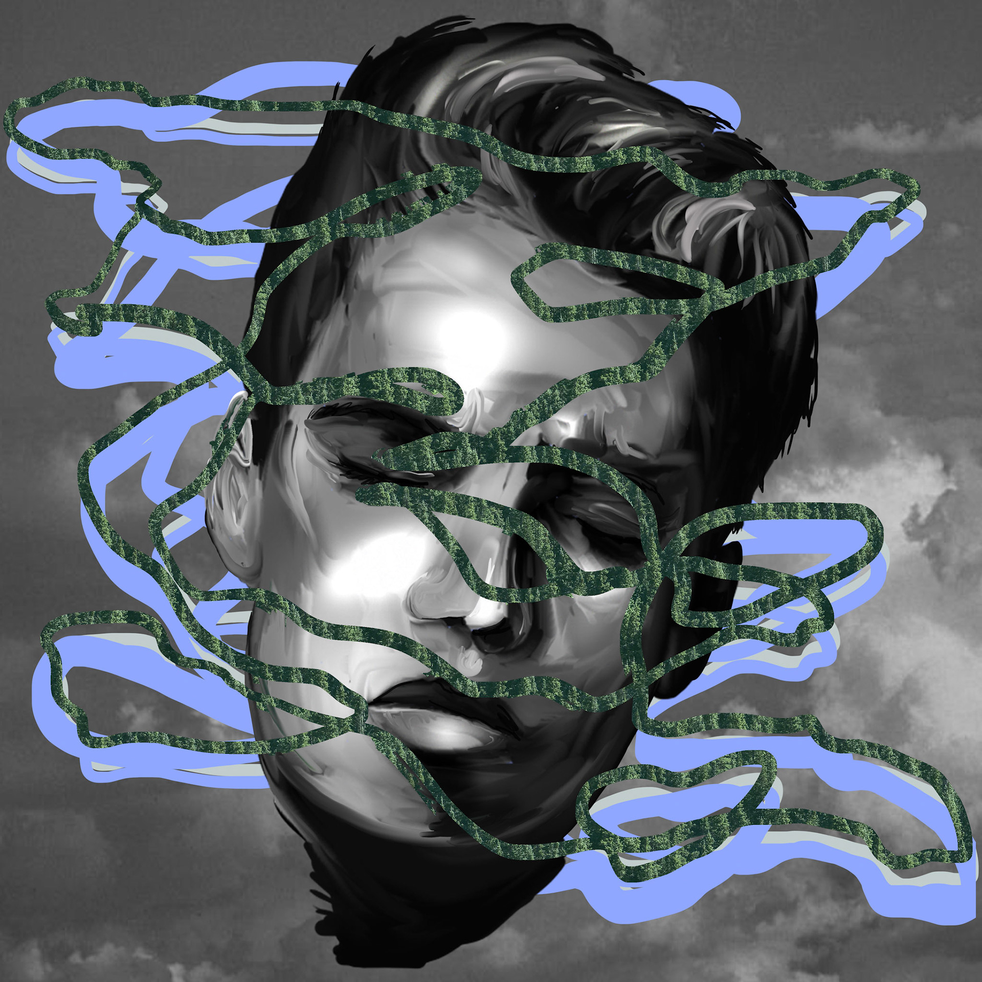 Distraction (2021), digital painting