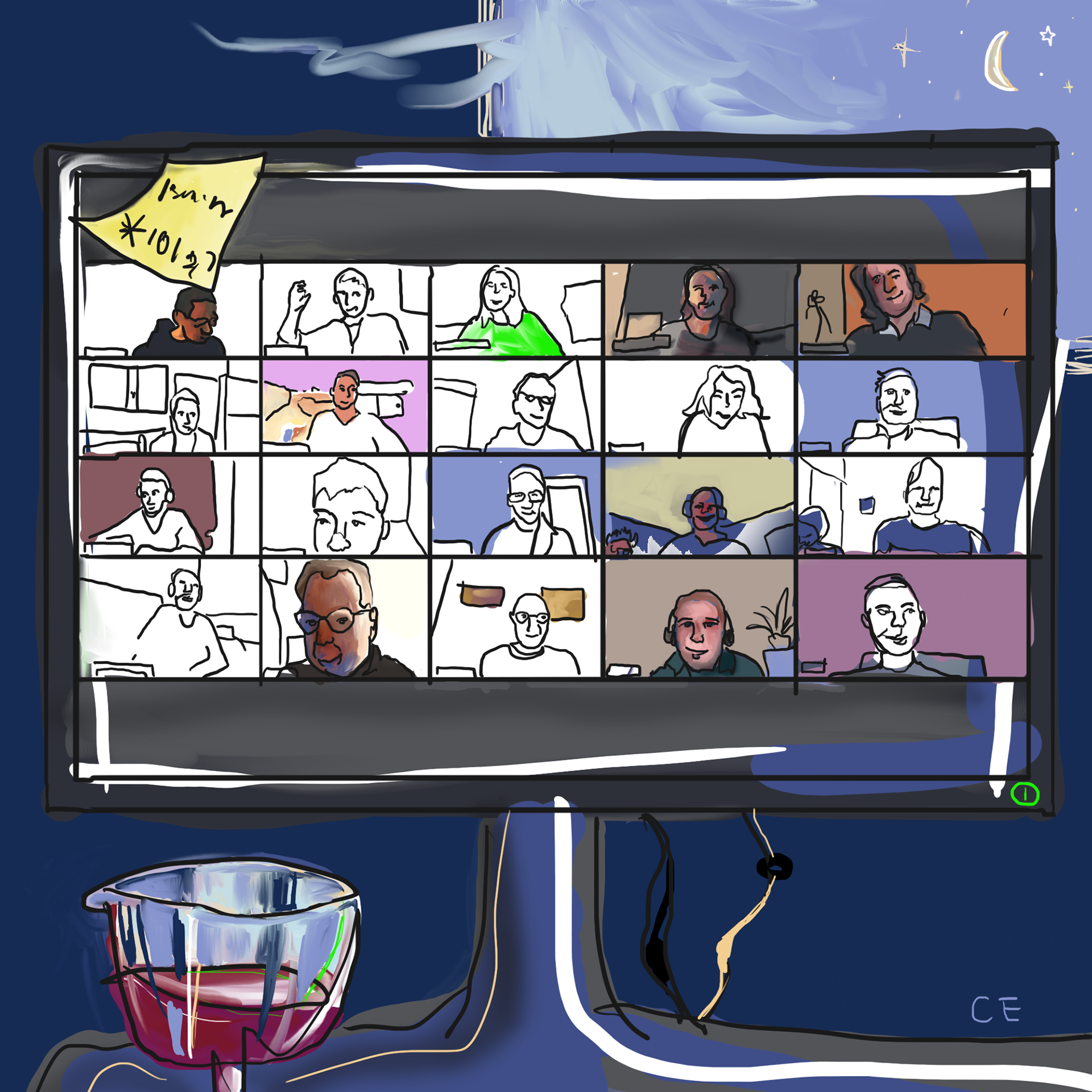 Lucas iii [short story accompaniment], (2022), digital painting