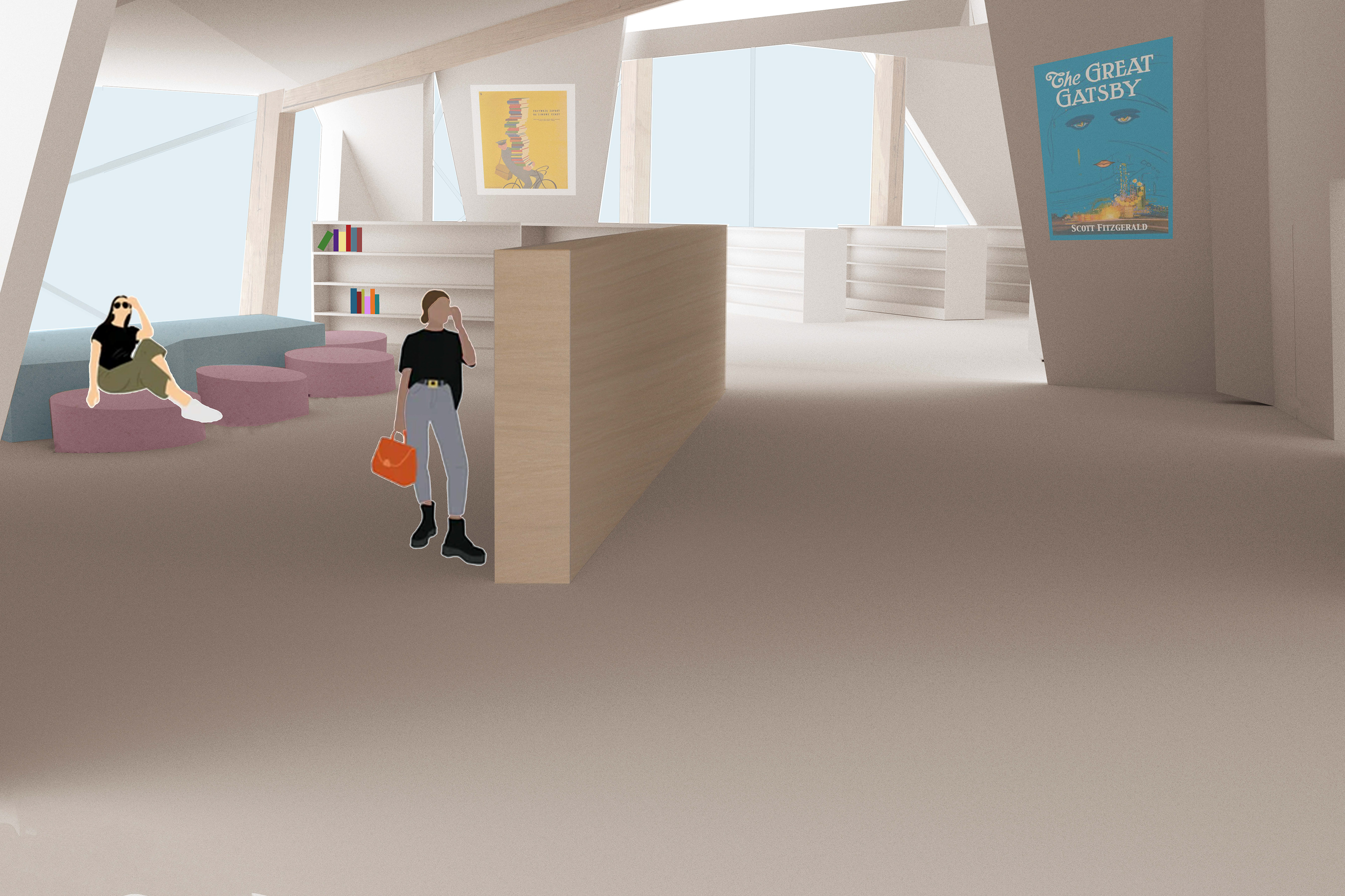 Interior Render - Teen Area