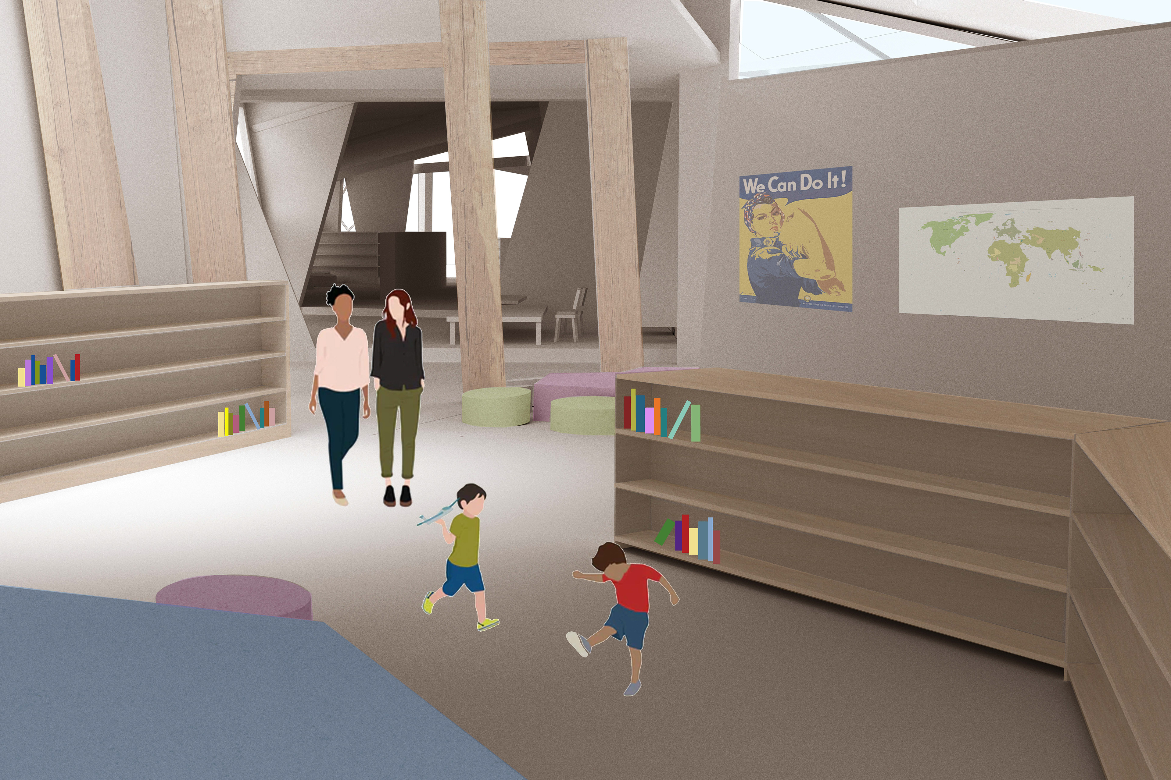Interior Render - Children's Area