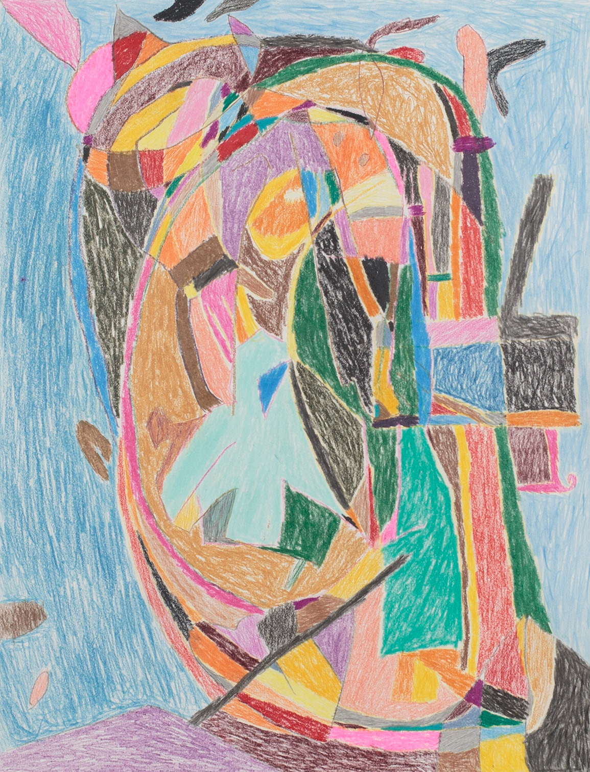 colored pencil on paper | 25" x 19"