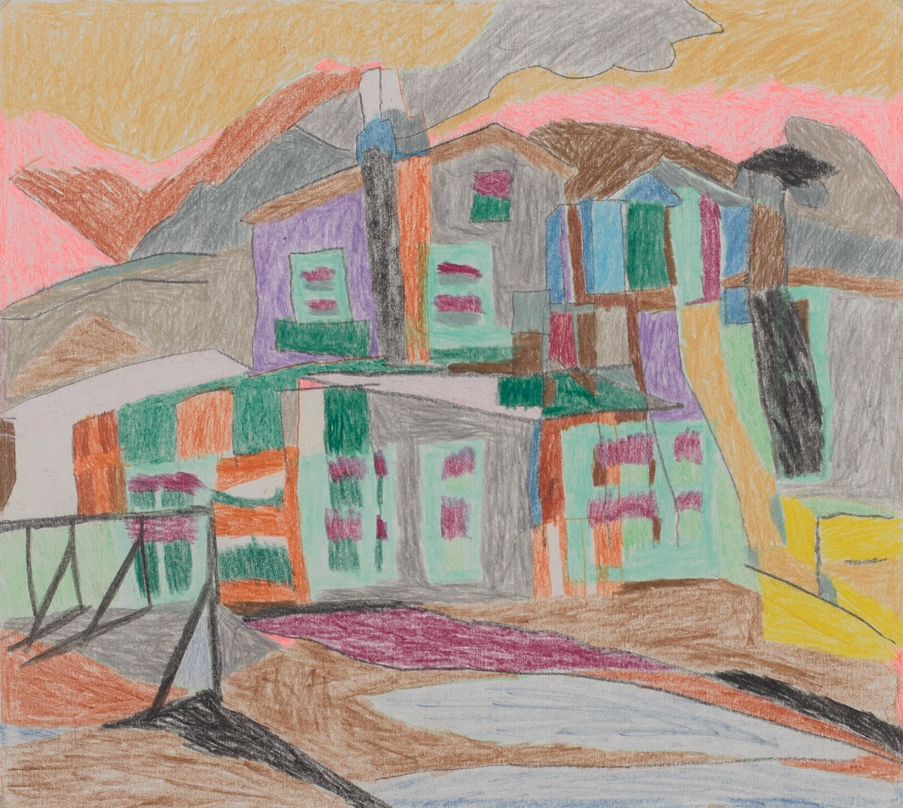 colored pencil on paper | 19" x 25"