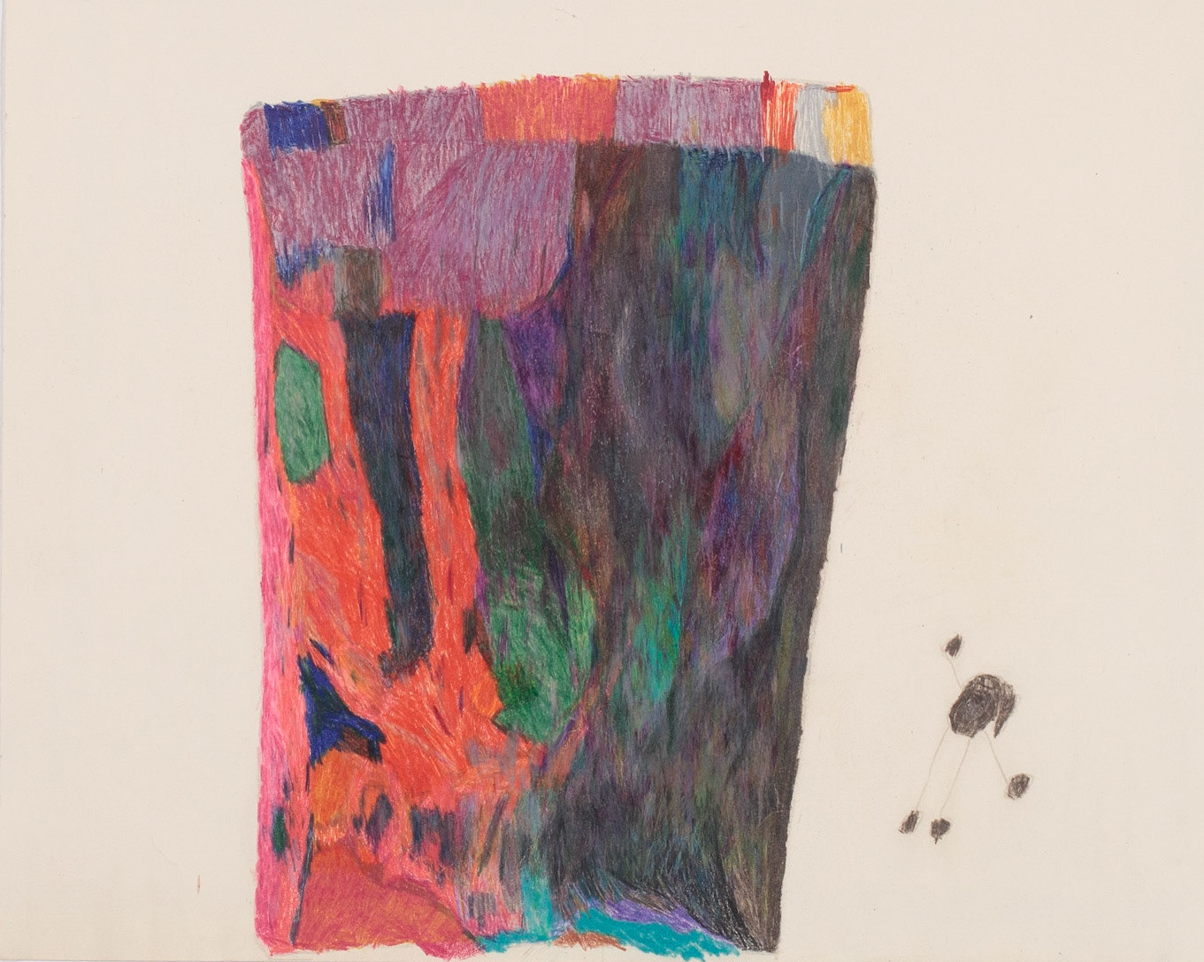 colored pencil on paper | 17-1/2" x 23"