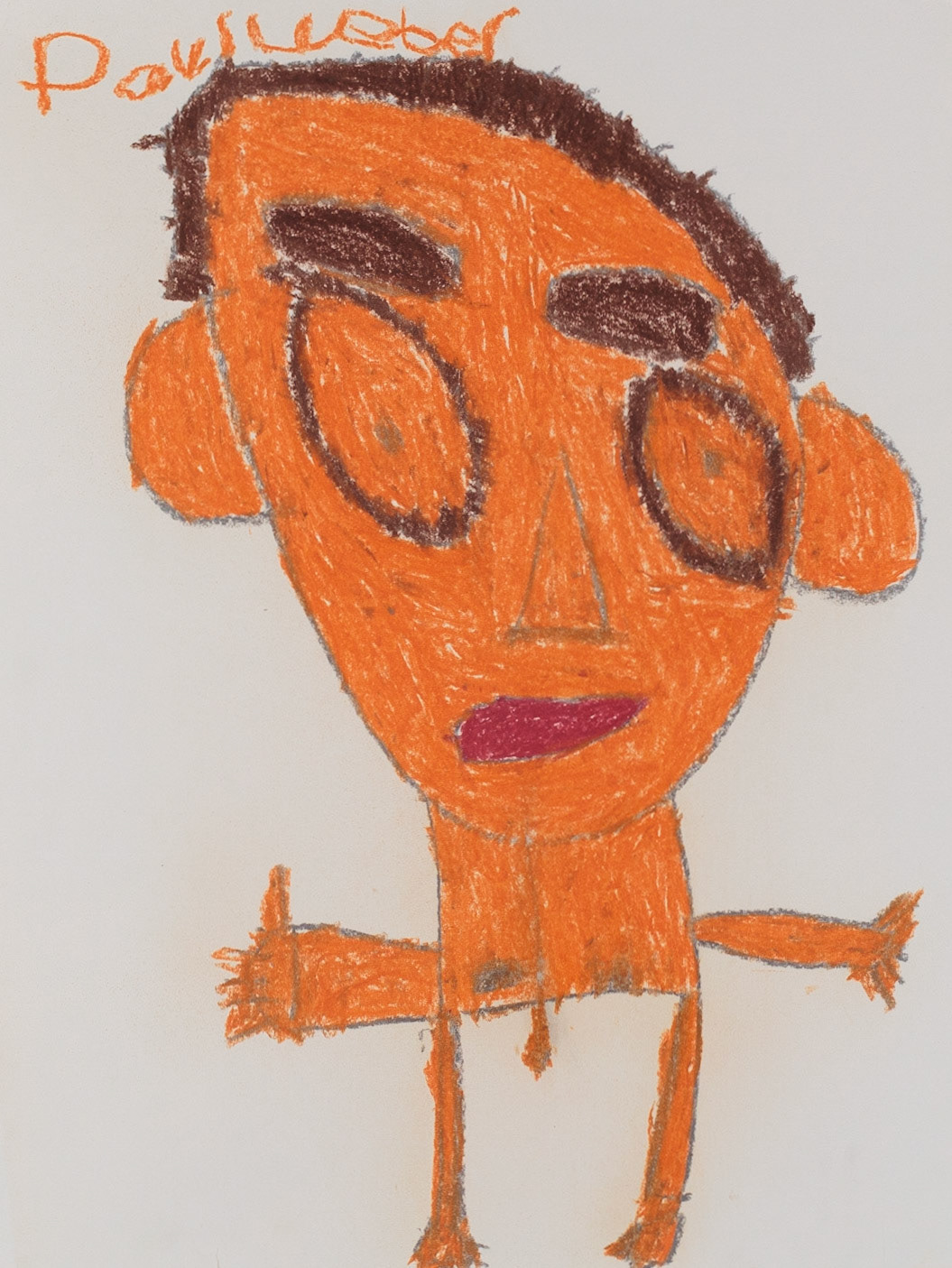 oil pastel, pencil on paper | 25-0" x 19-0"