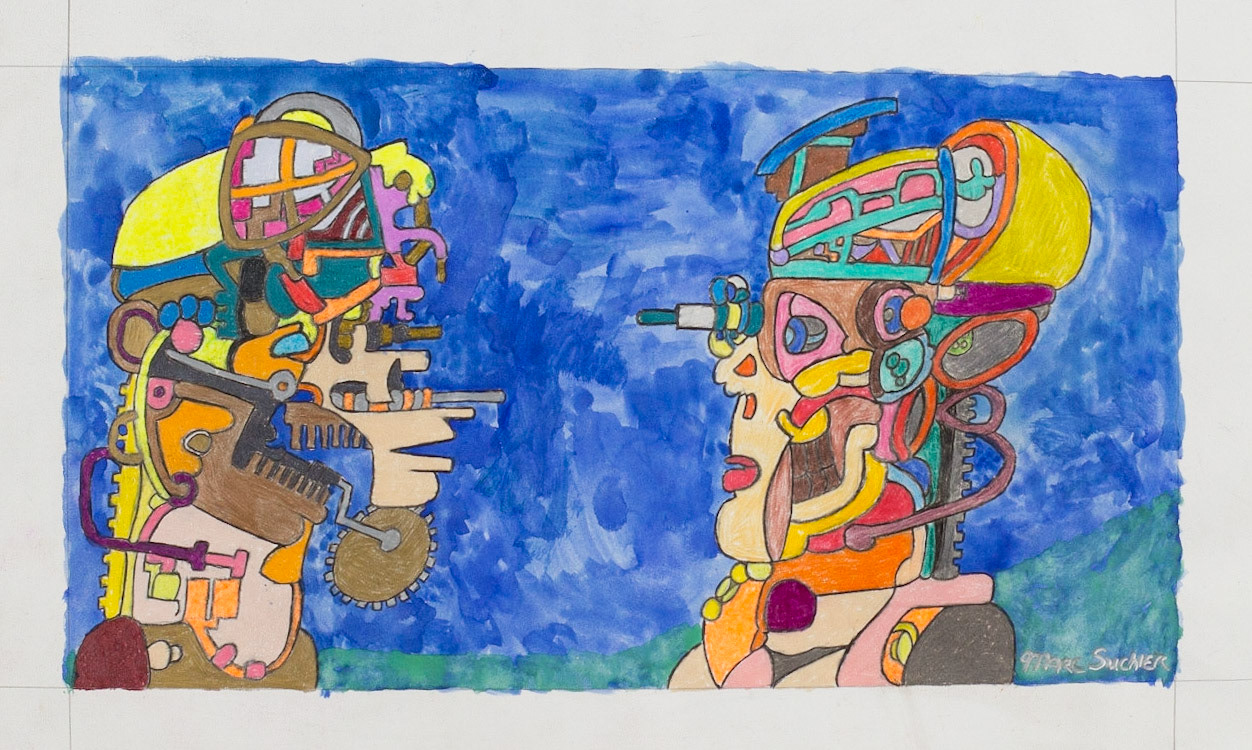 colored pencil, watercolor on paper | 11-3/4 " x 19-1/2" | $100