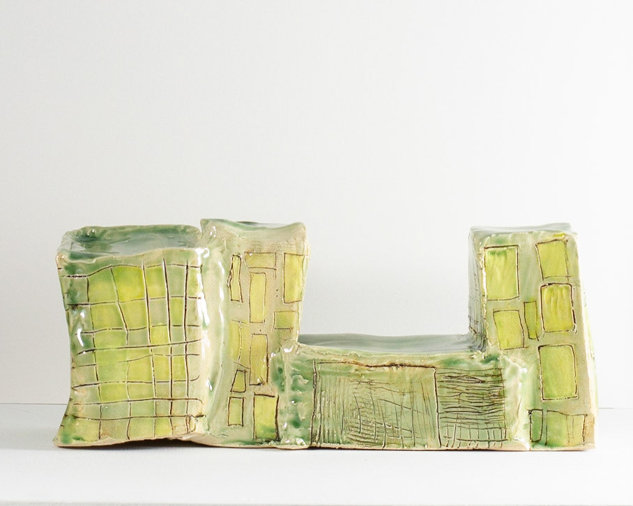 Glazed Ceramic | 5-1/2" x 13-1/4" x 4-3/4"