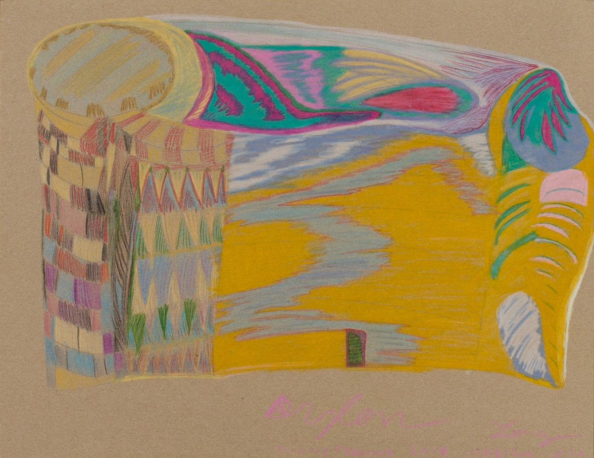 colored pencil on chipboard | 14-0" x 18-0"