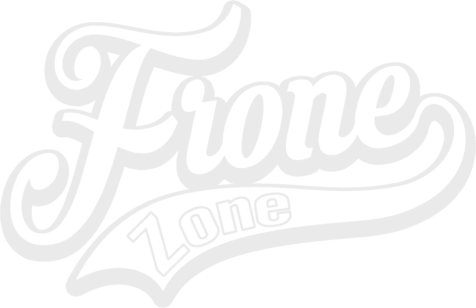 White cutout logo (for fashion design)