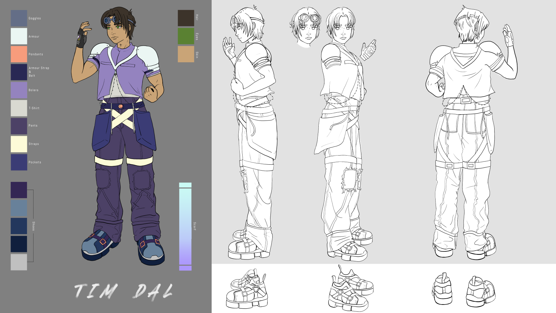 Tim Character Sheet - No Scarf