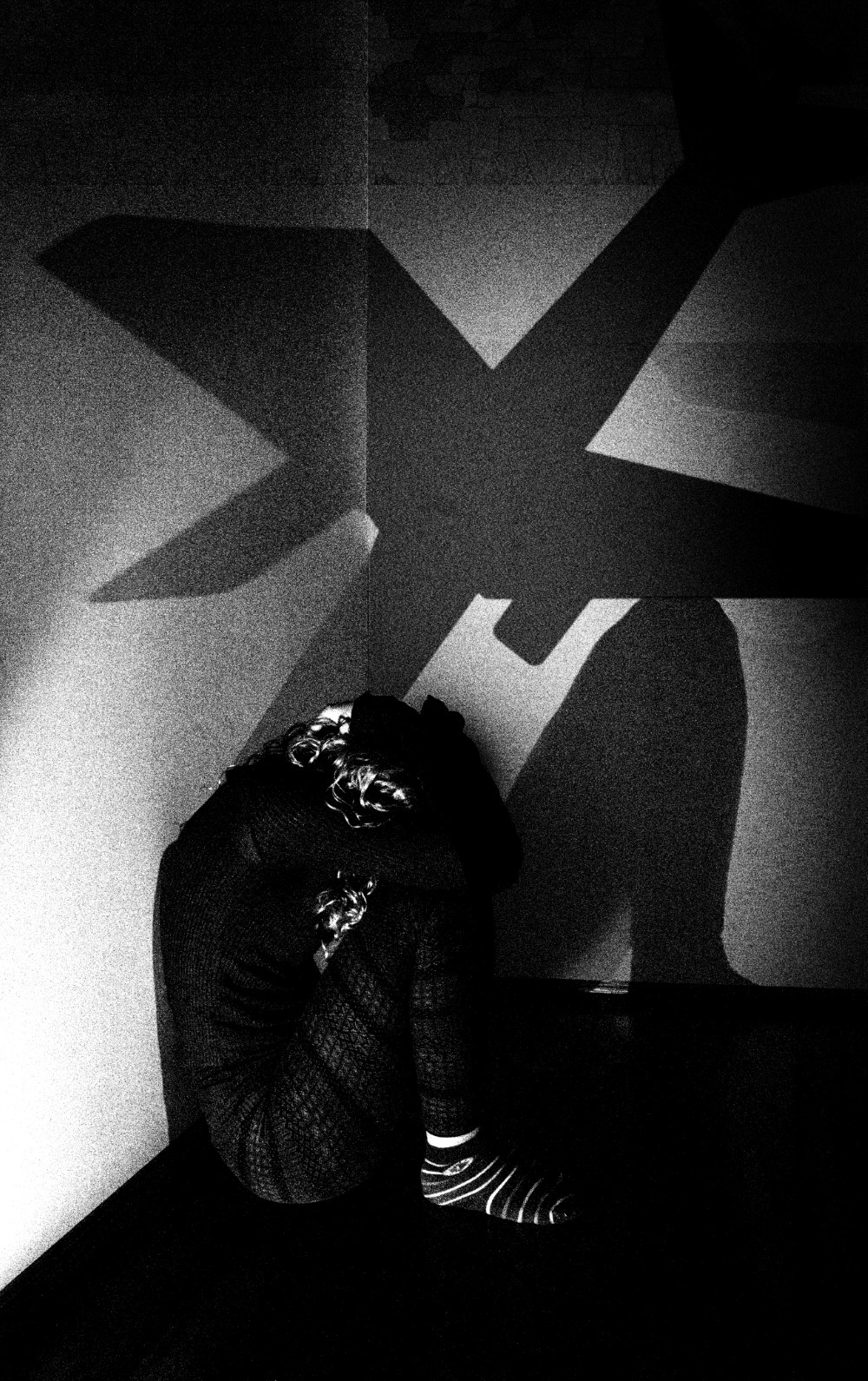 "Airplanes Falling from the Sky" - The unrelenting feeling of the impending crash of an airplane upon the sound of jet engines heard above. © Elizabeth Frone