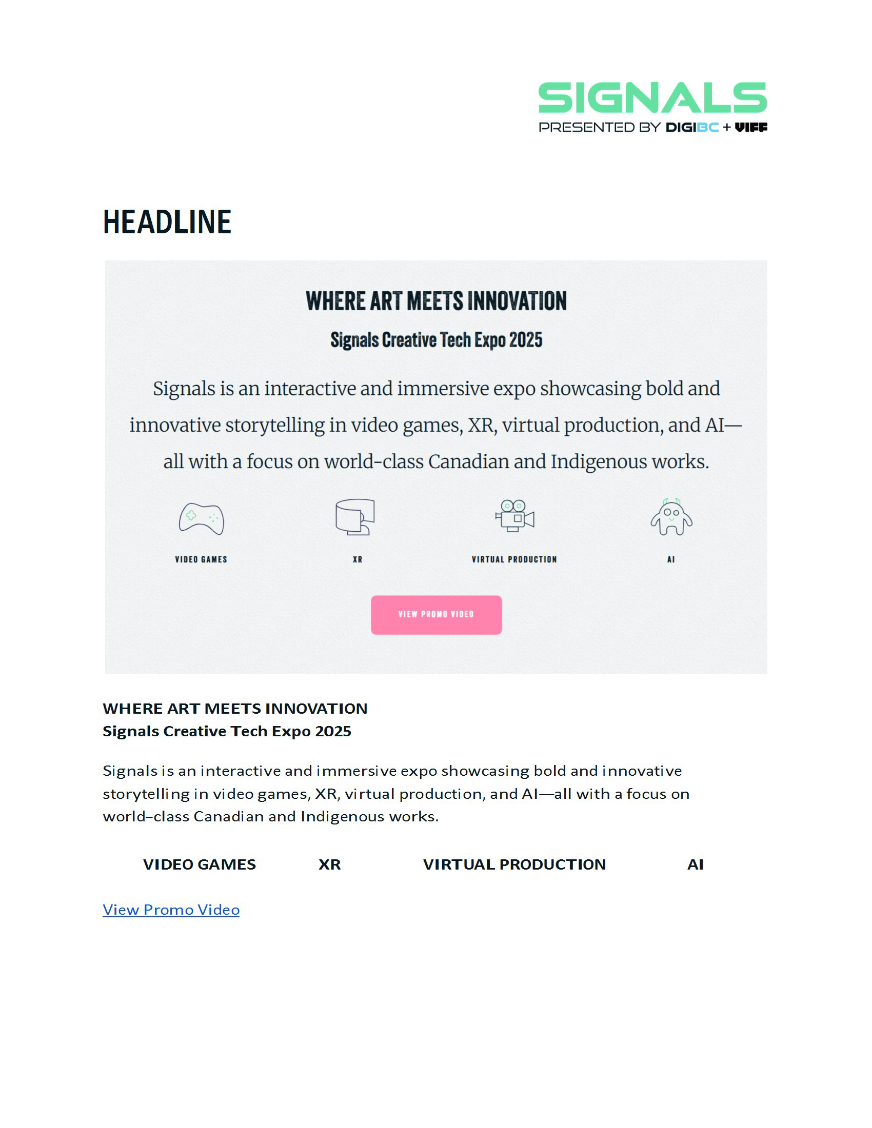 Homepage mockup, section 2