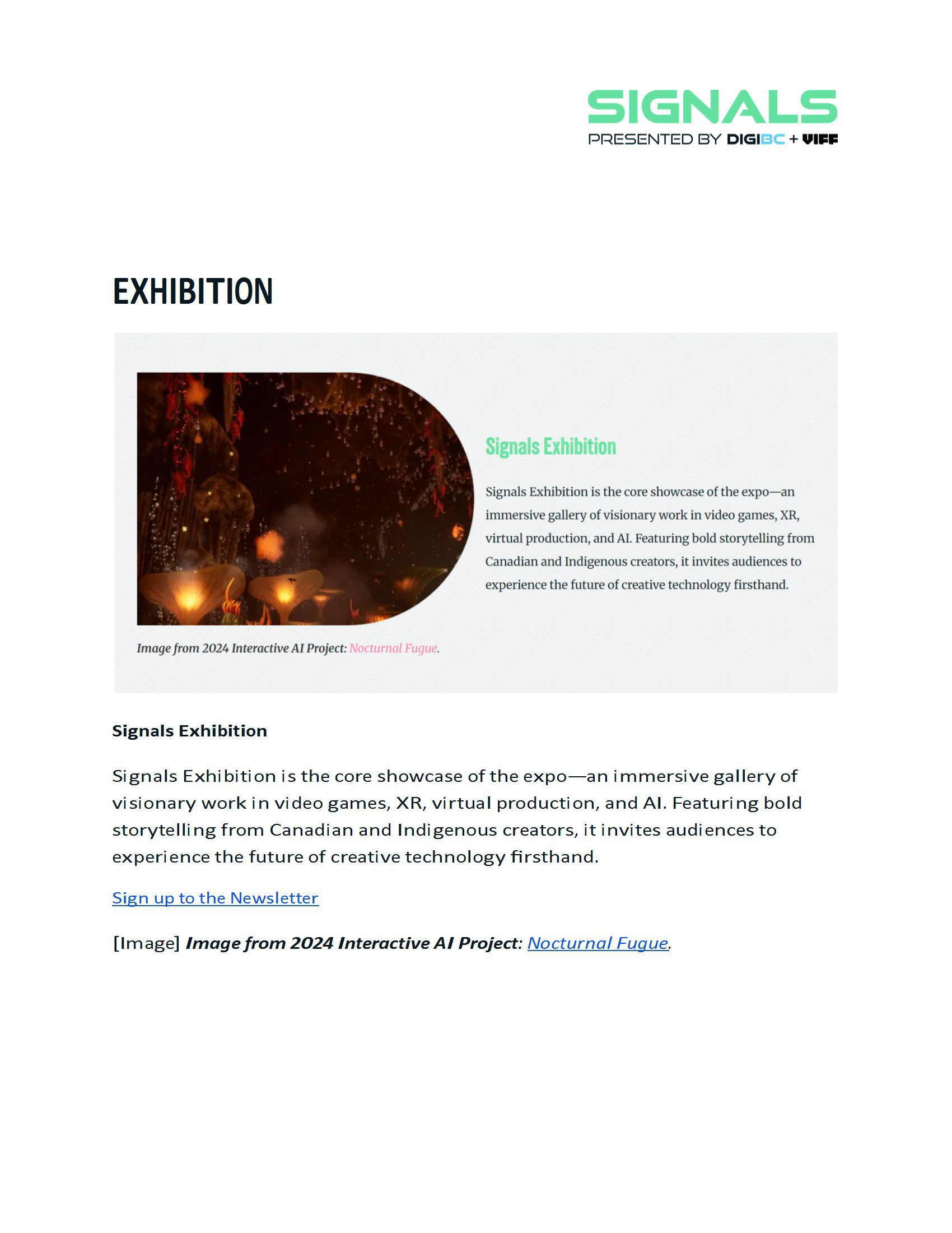 Homepage mockup, section 3