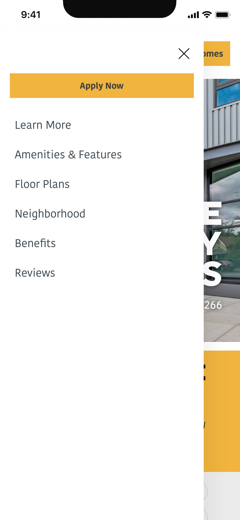 Property Location Page | Navigation